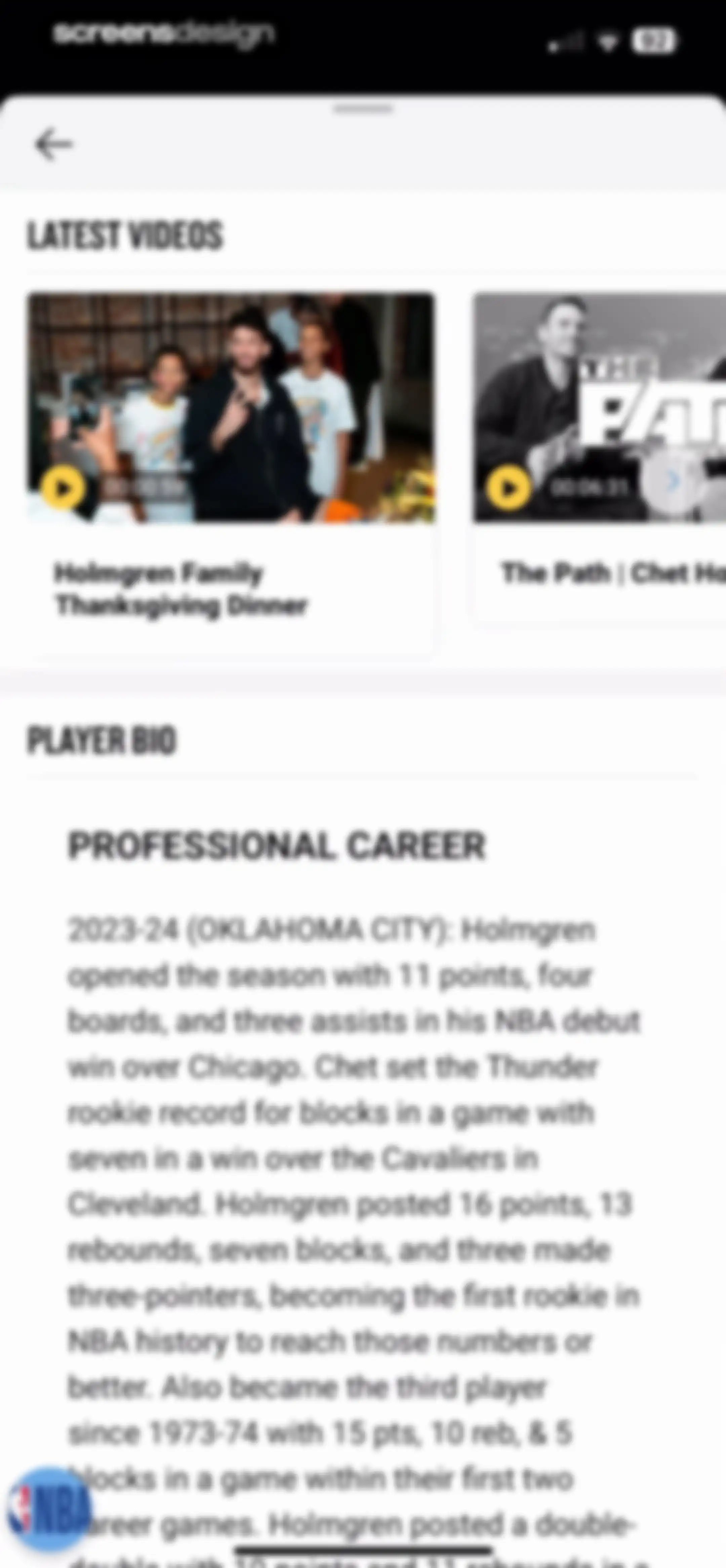 NBA: Live Games & Scores screen 46