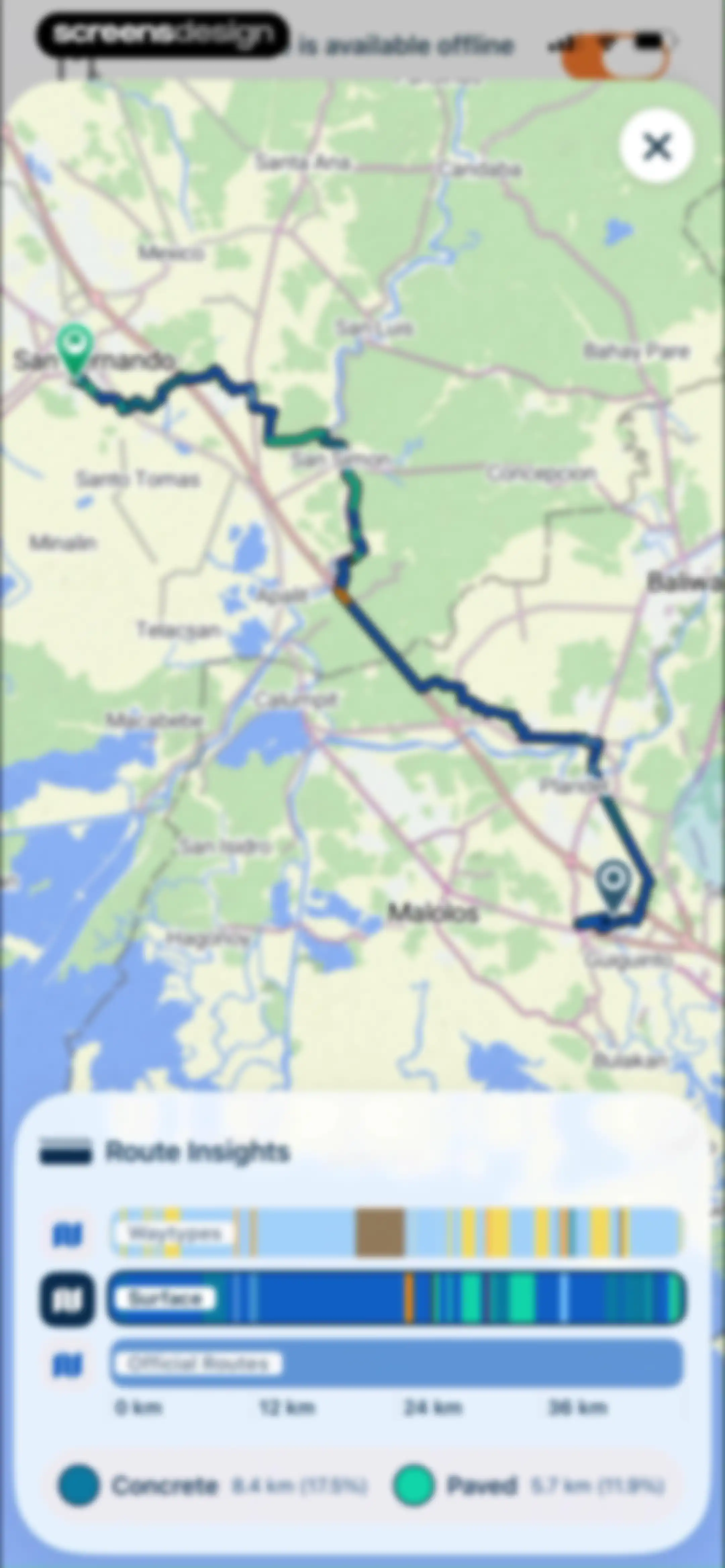 Bikemap: Bicycle Tracker & GPS screen 78