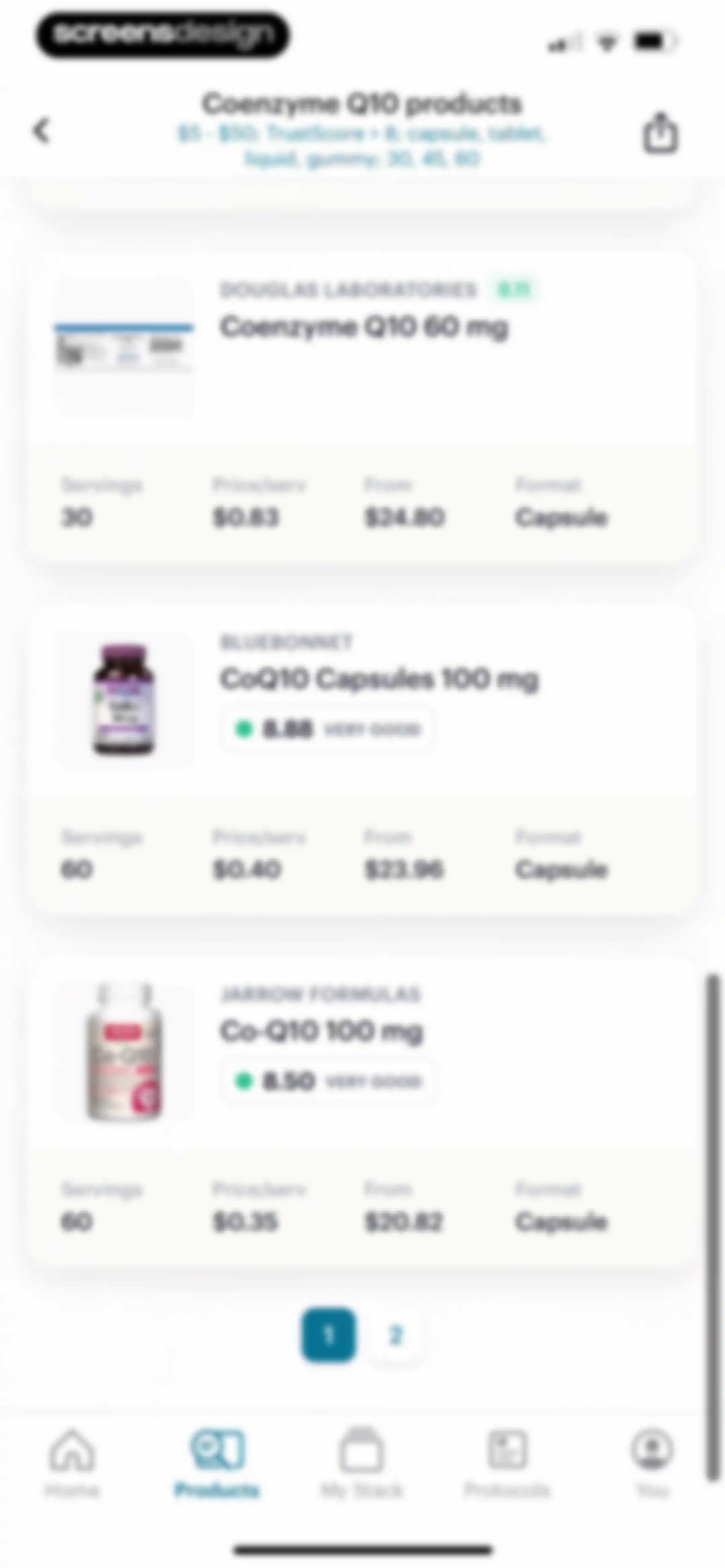 SuppCo: Supplement Scanner screen 54
