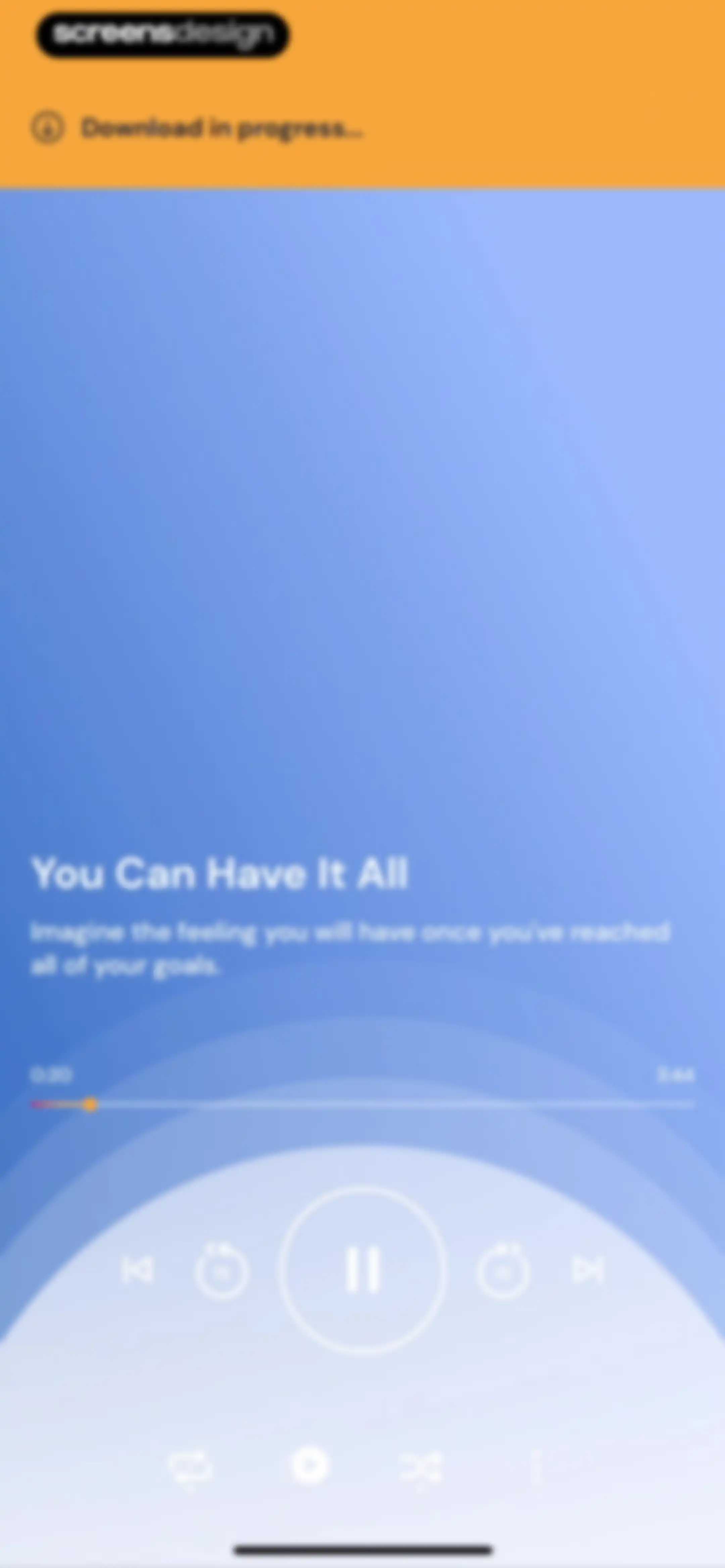 Activations: Daily Motivation screen 34