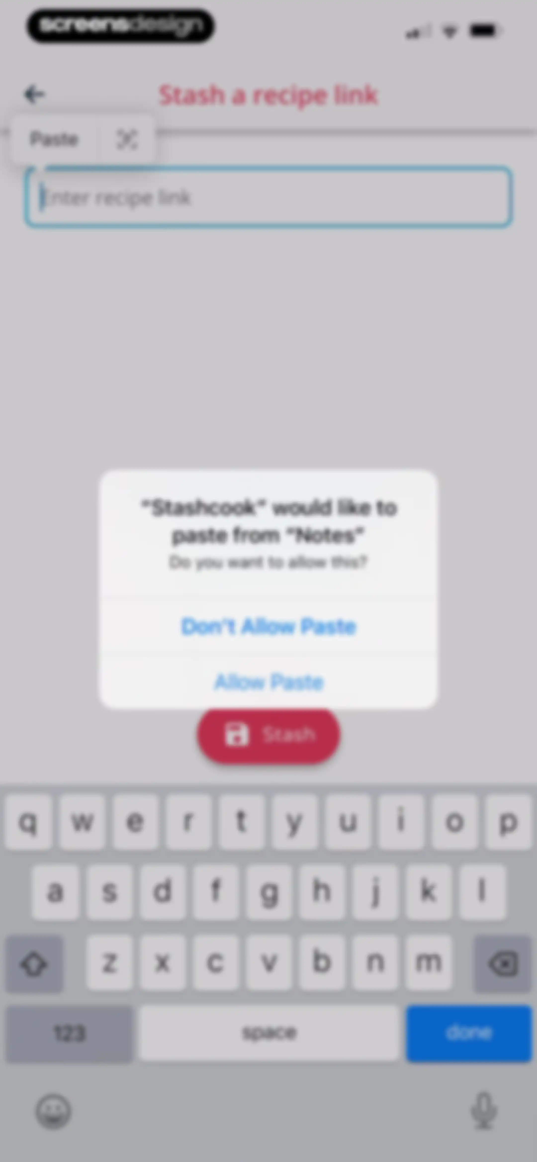 Stashcook: Recipe Keeper screen 102