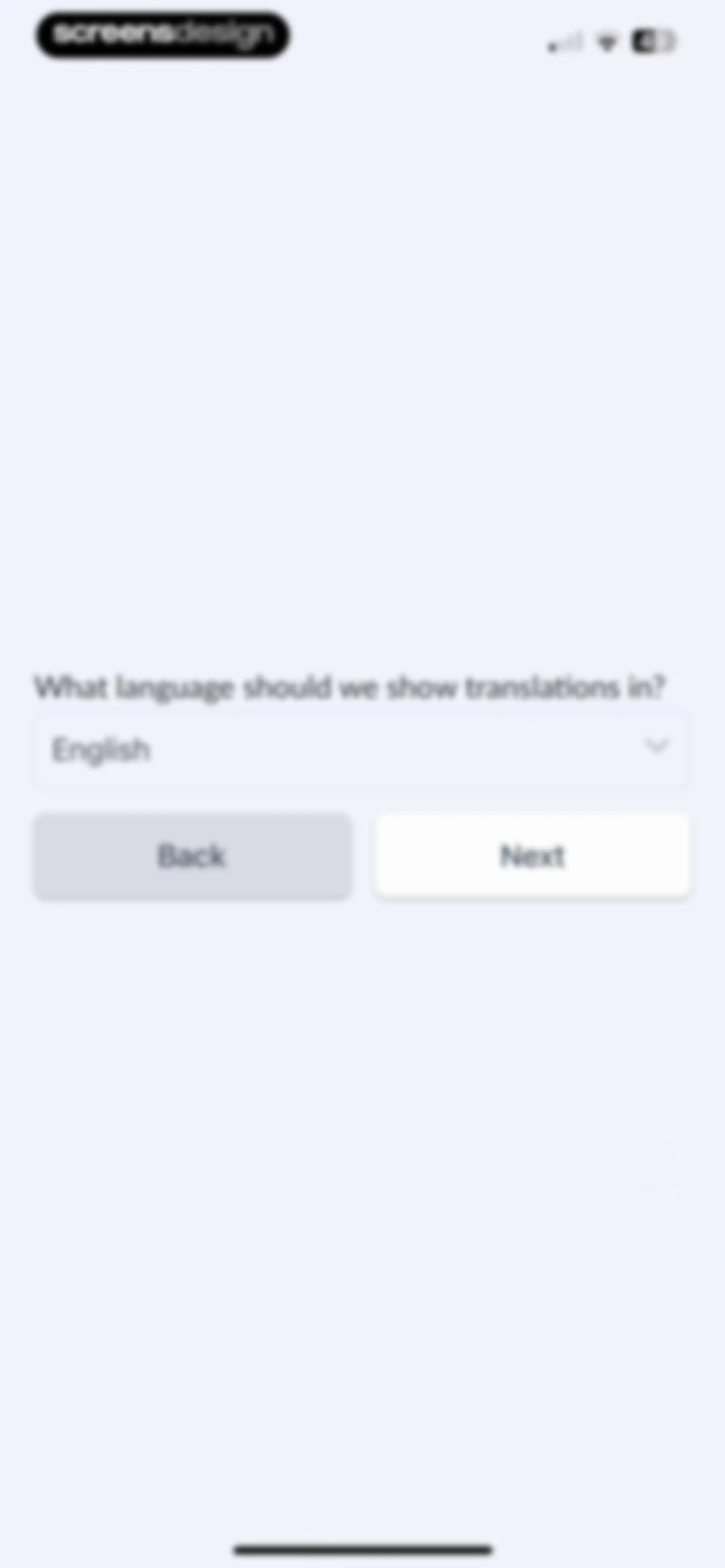 Langua: AI language learning screen 10