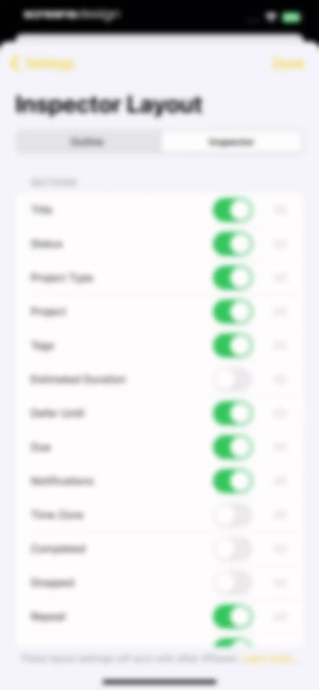 OmniFocus 4 screen 73