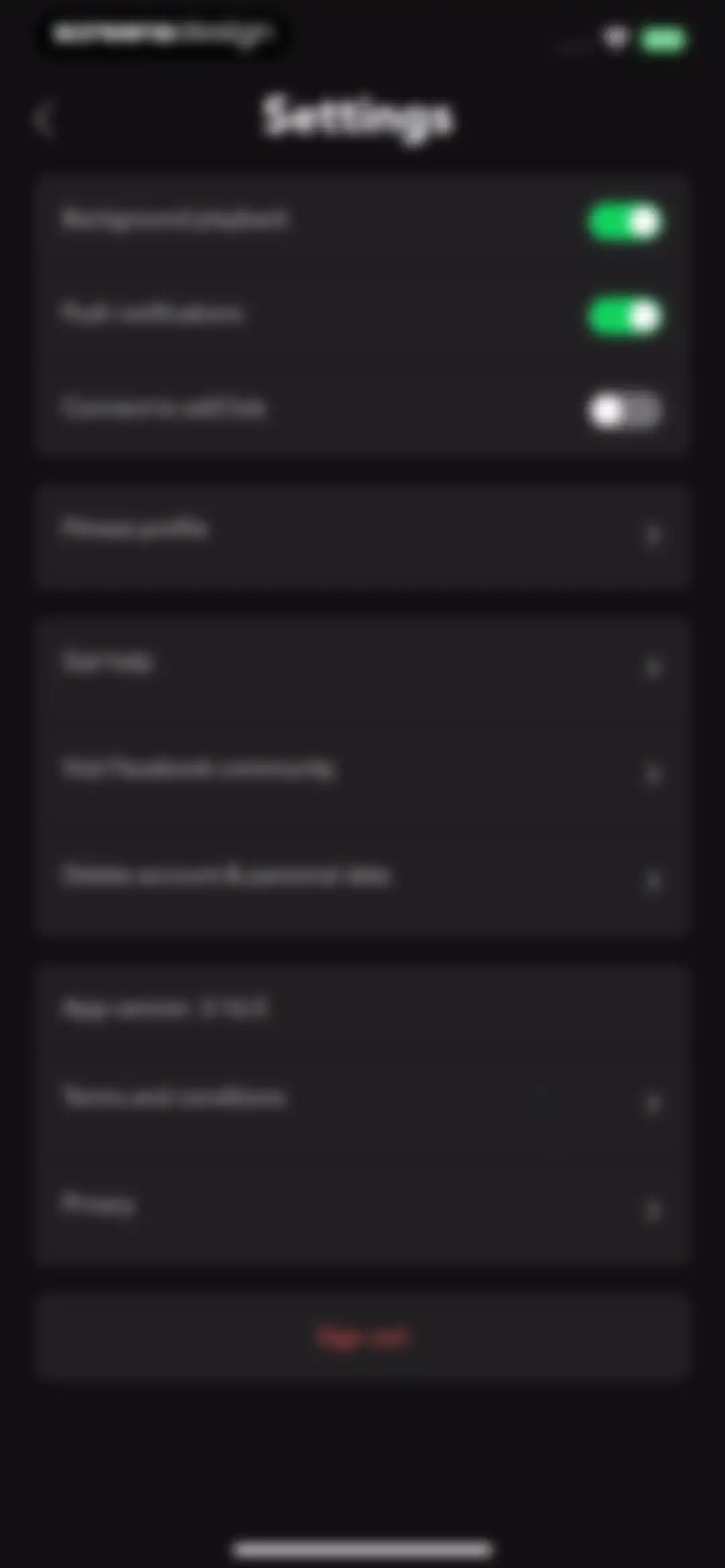 LES MILLS+: home workout app screen 47