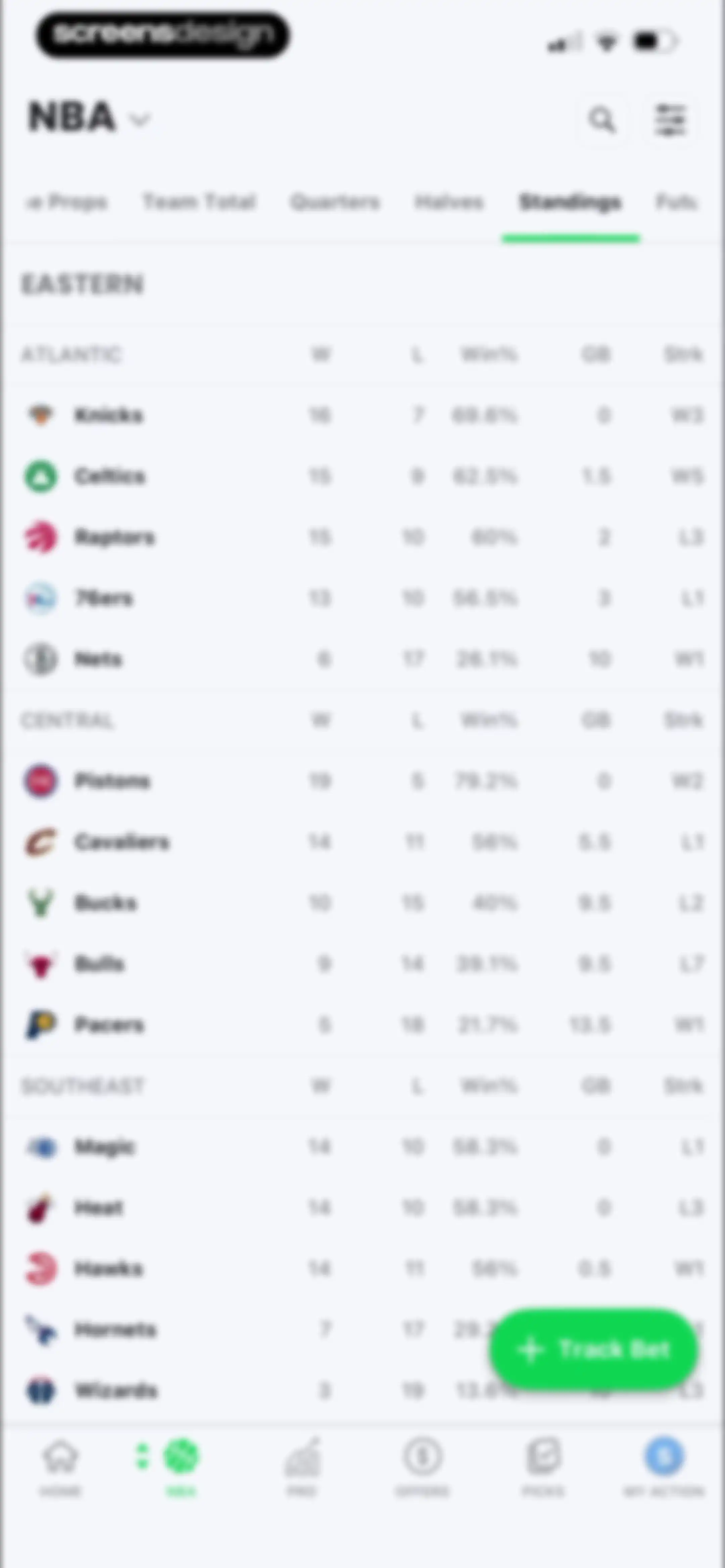 Action Network: Sports Betting screen 124