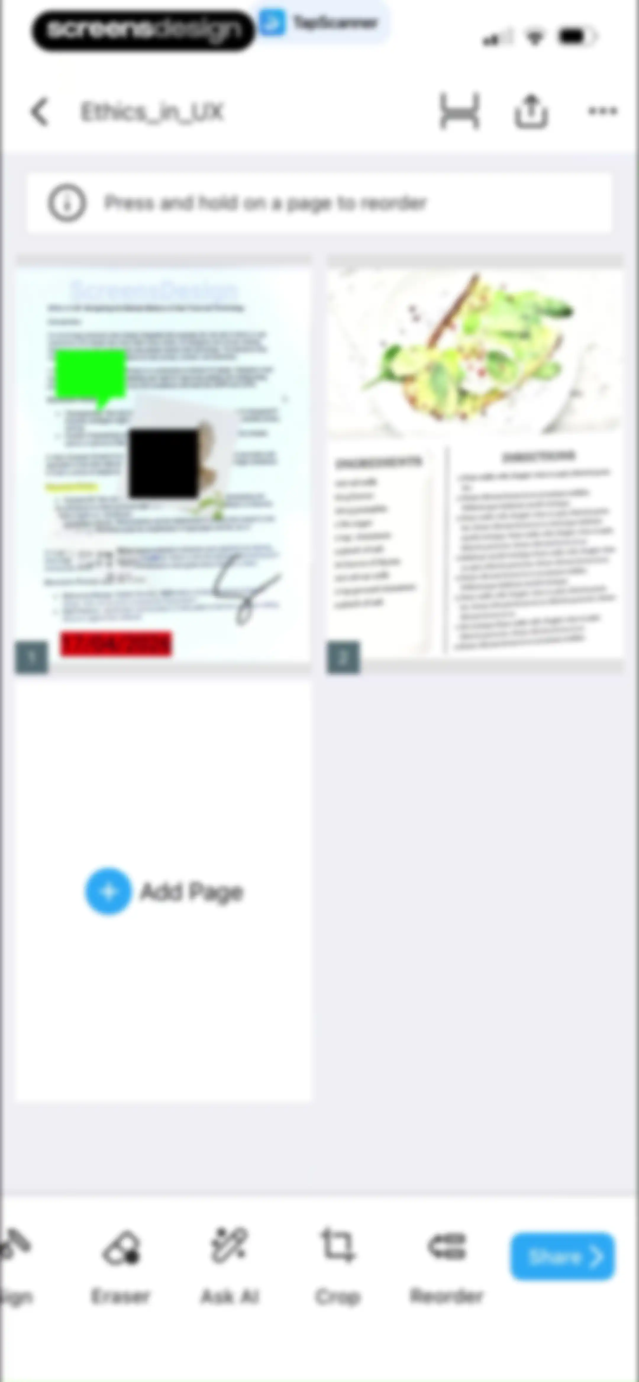 PDF Scanner App: TapScanner screen 72
