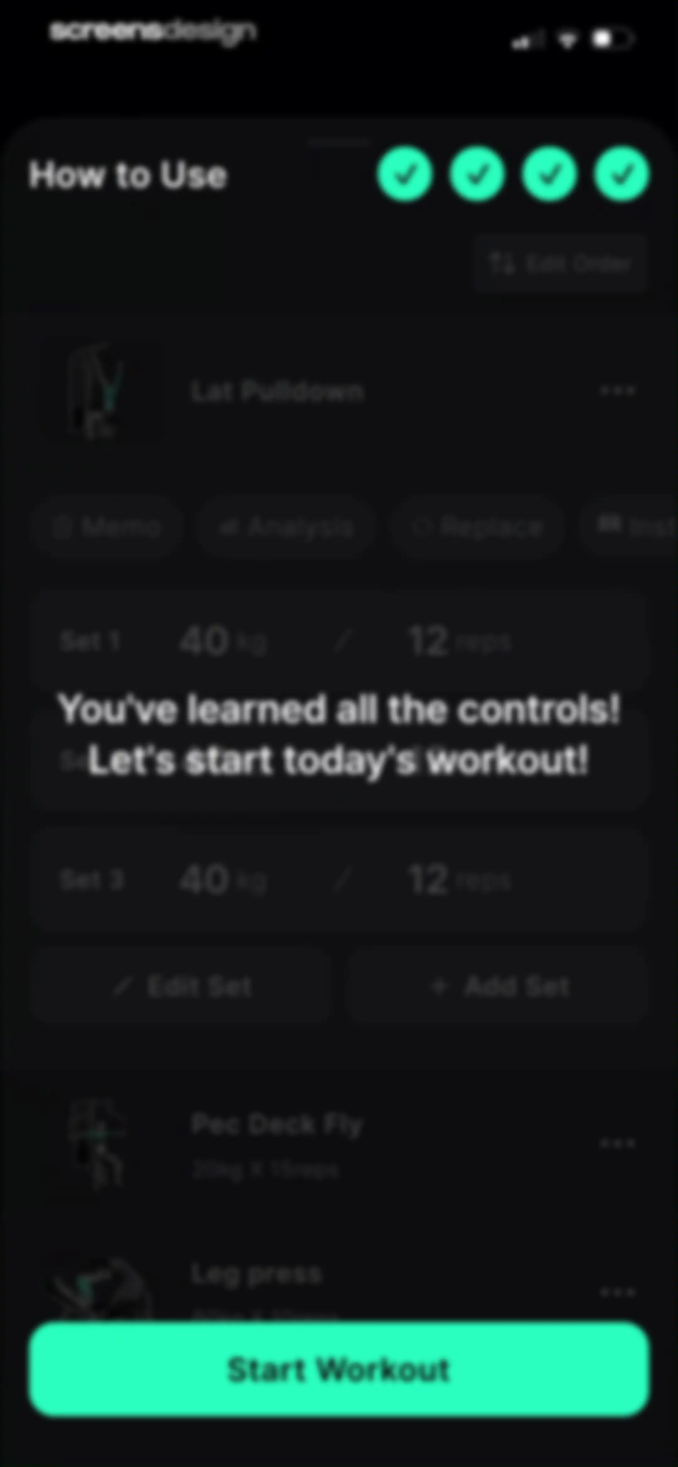 Planfit AI Gym Workout Planner screen 87