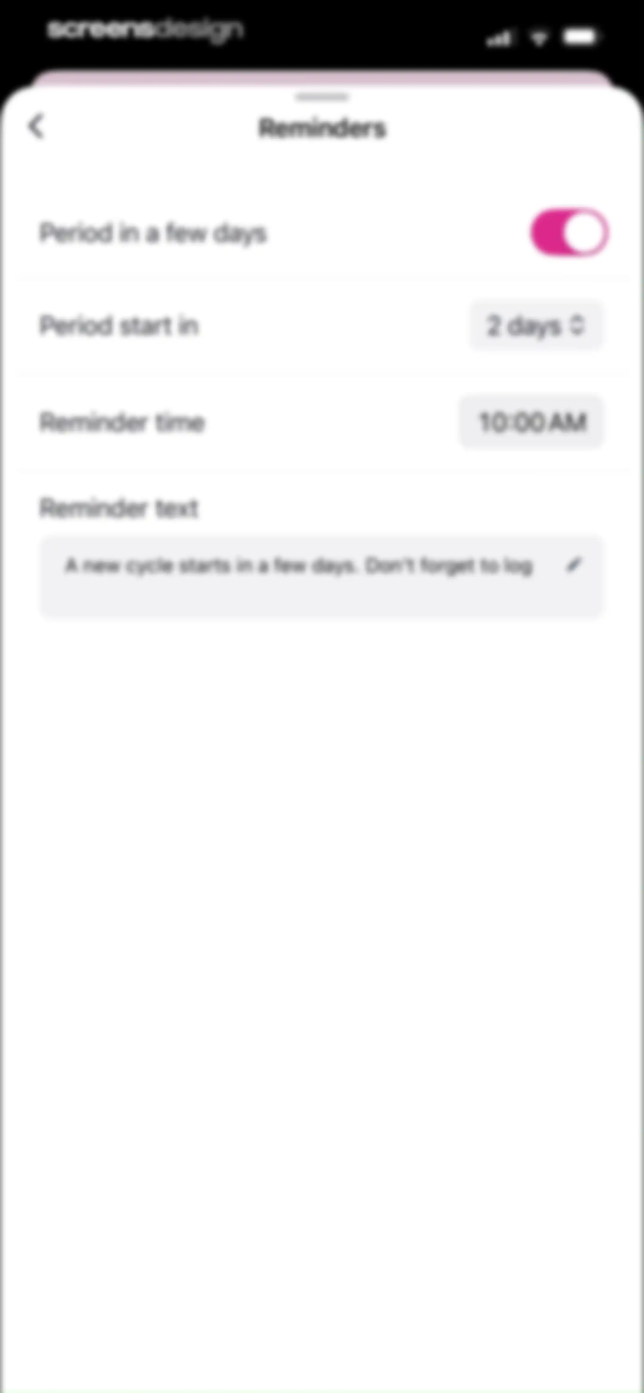 Pregmate Ovulation Tracker screen 65