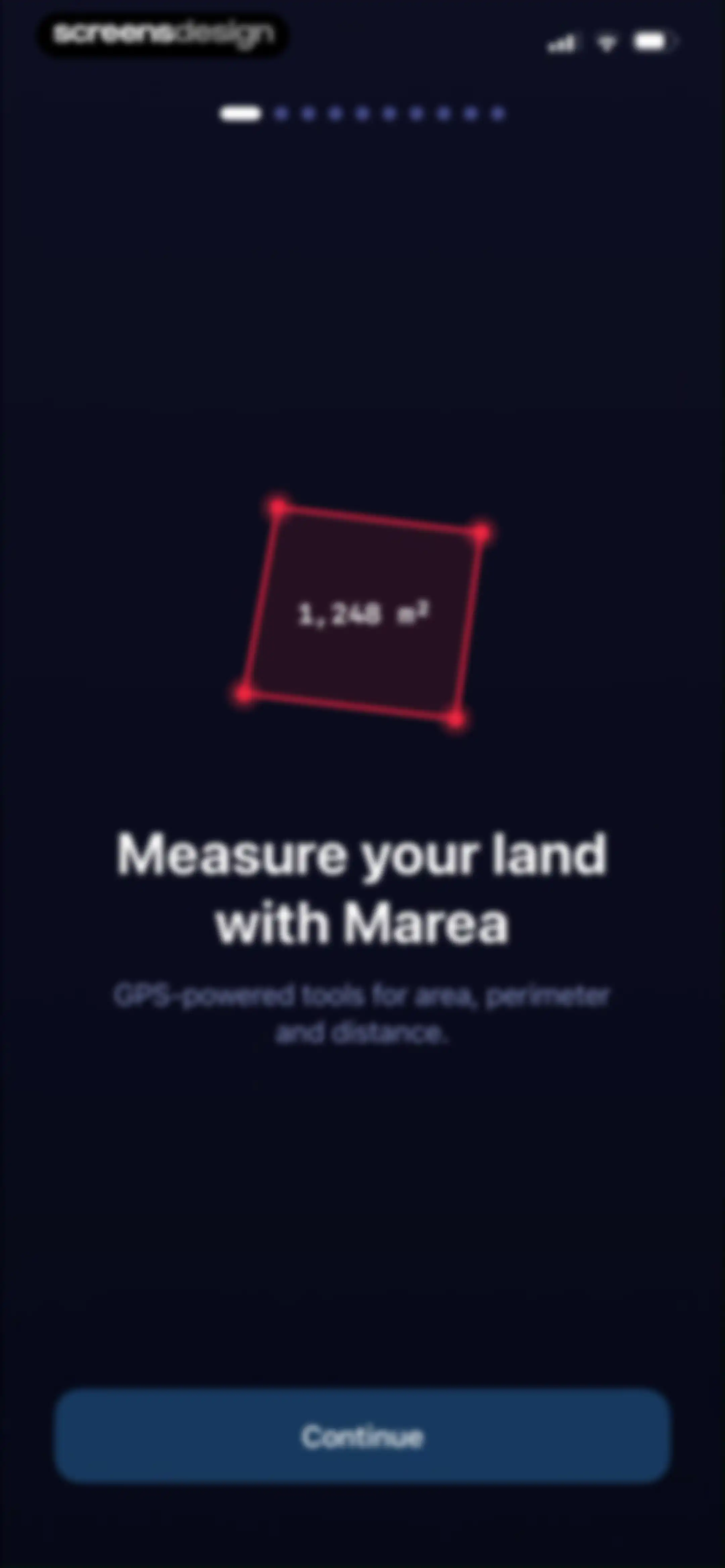 Map Area Calculator - Marea screen 2