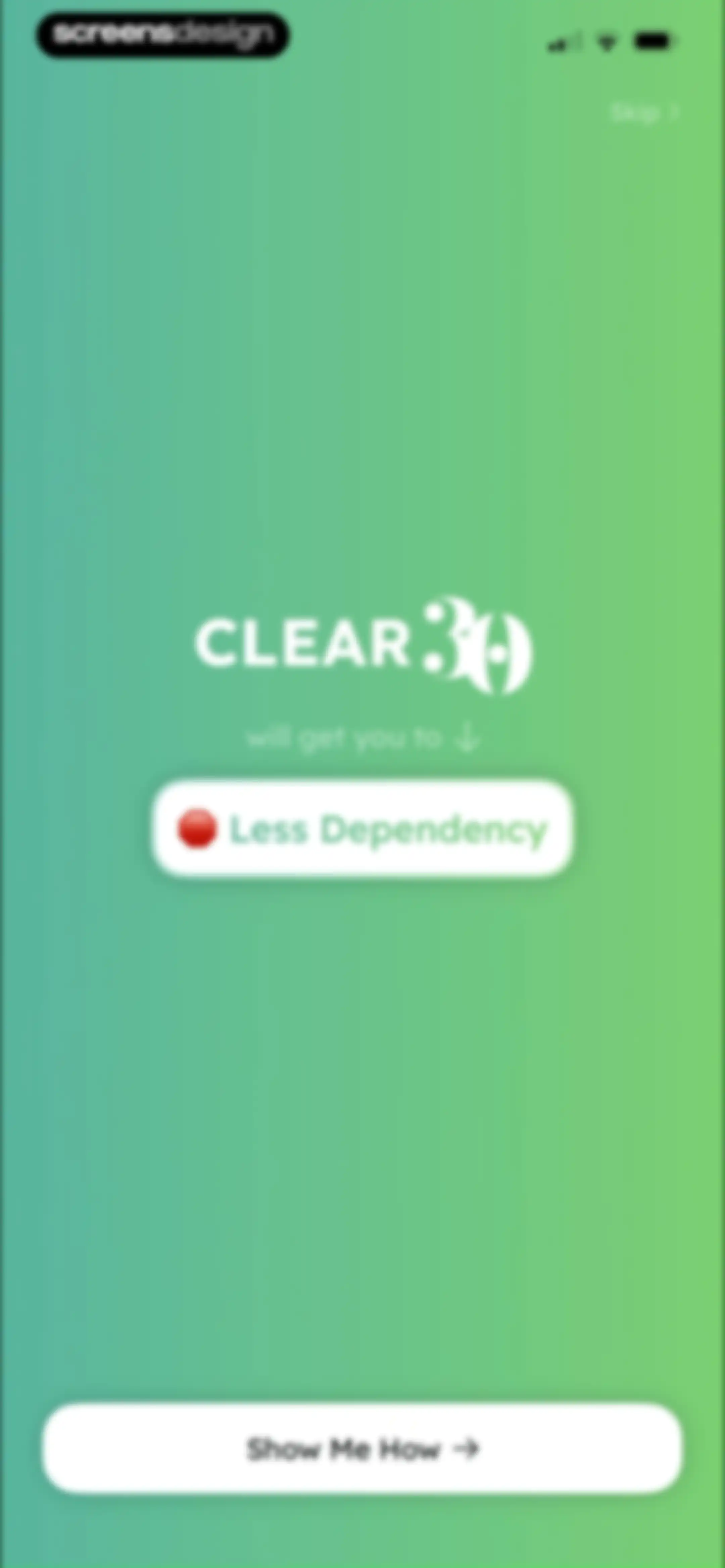 Clear30: Reset From Weed screen 274
