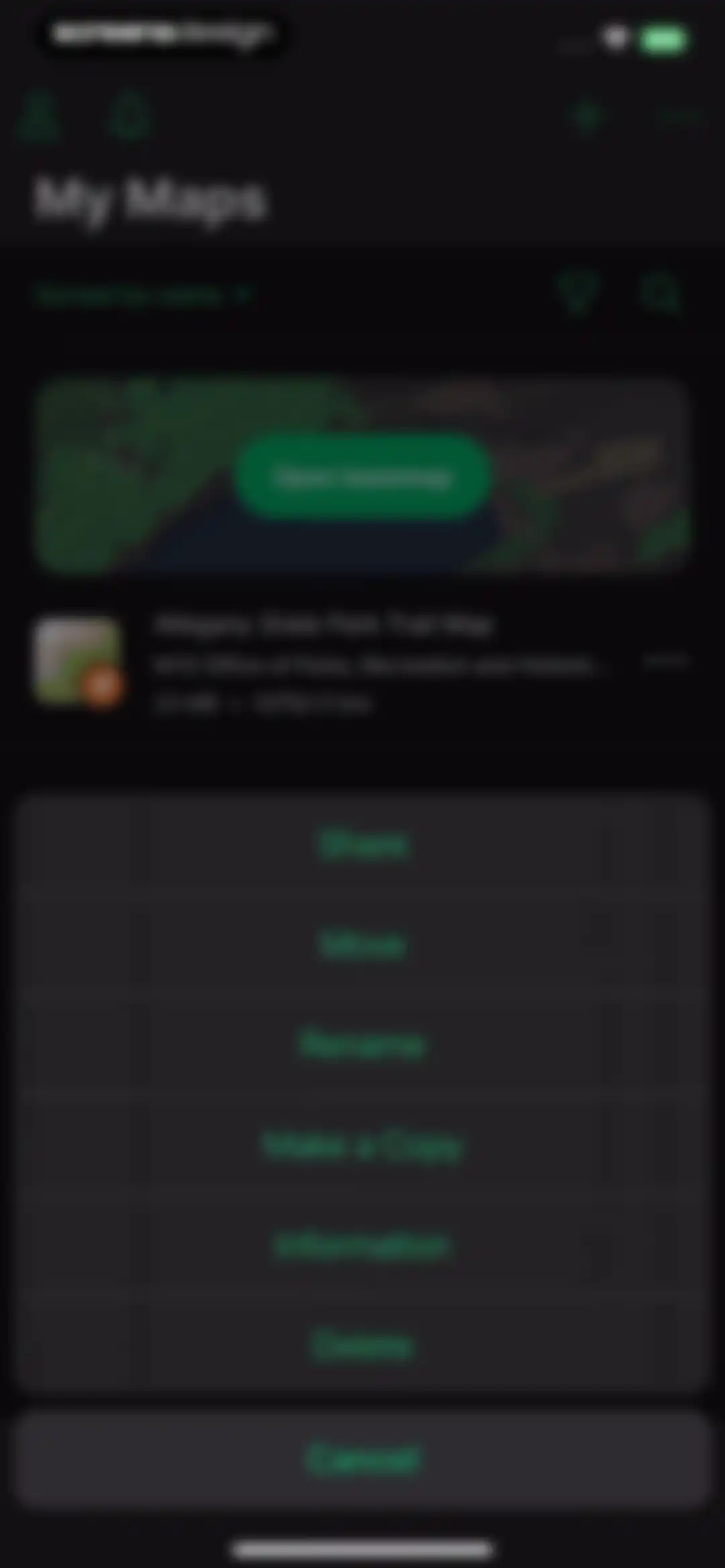 Avenza Maps: Offline Mapping screen 74