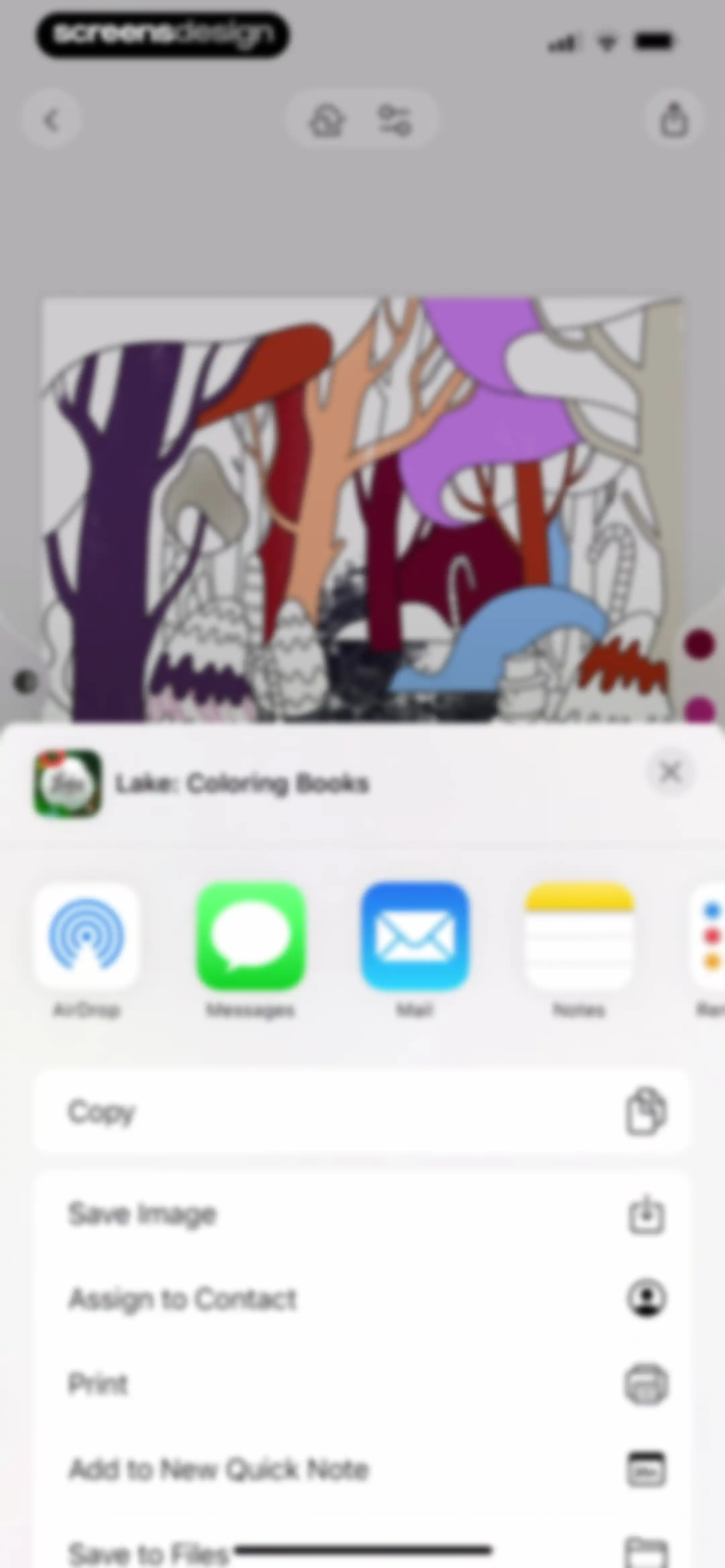 Lake: Coloring Book for Adults screen 59