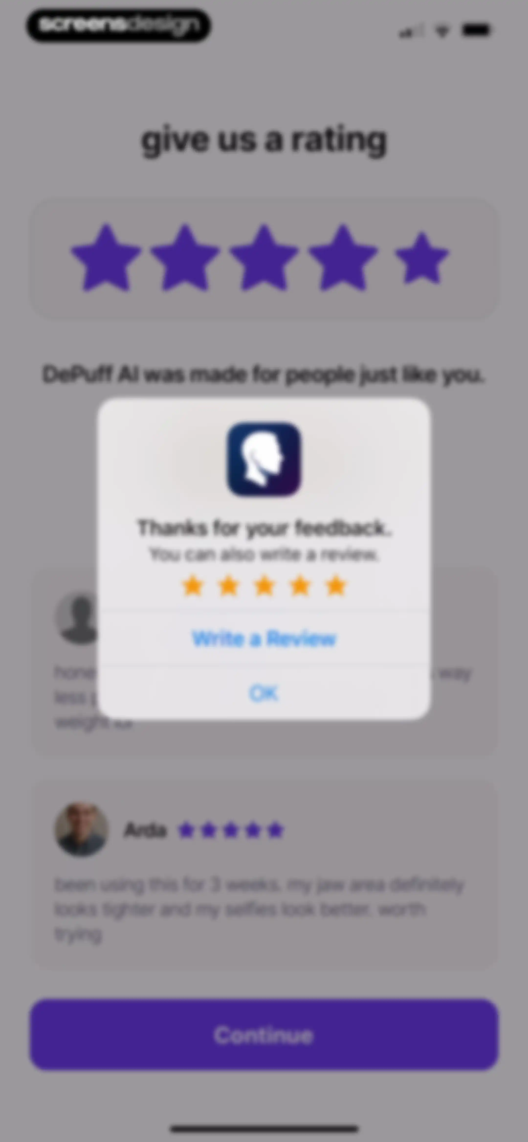 Depuff AI - Debloat your face screen 38