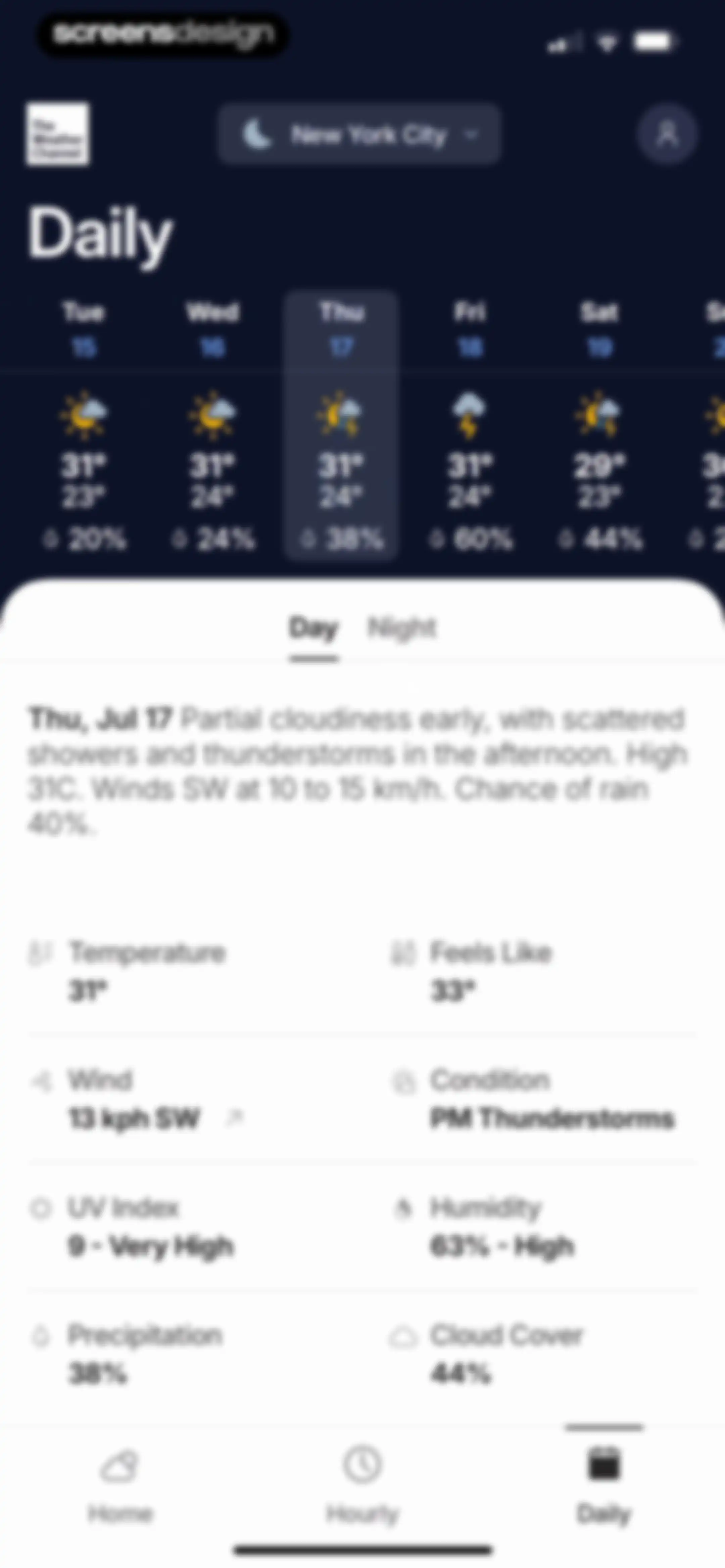 The Weather Channel - Radar screen 68