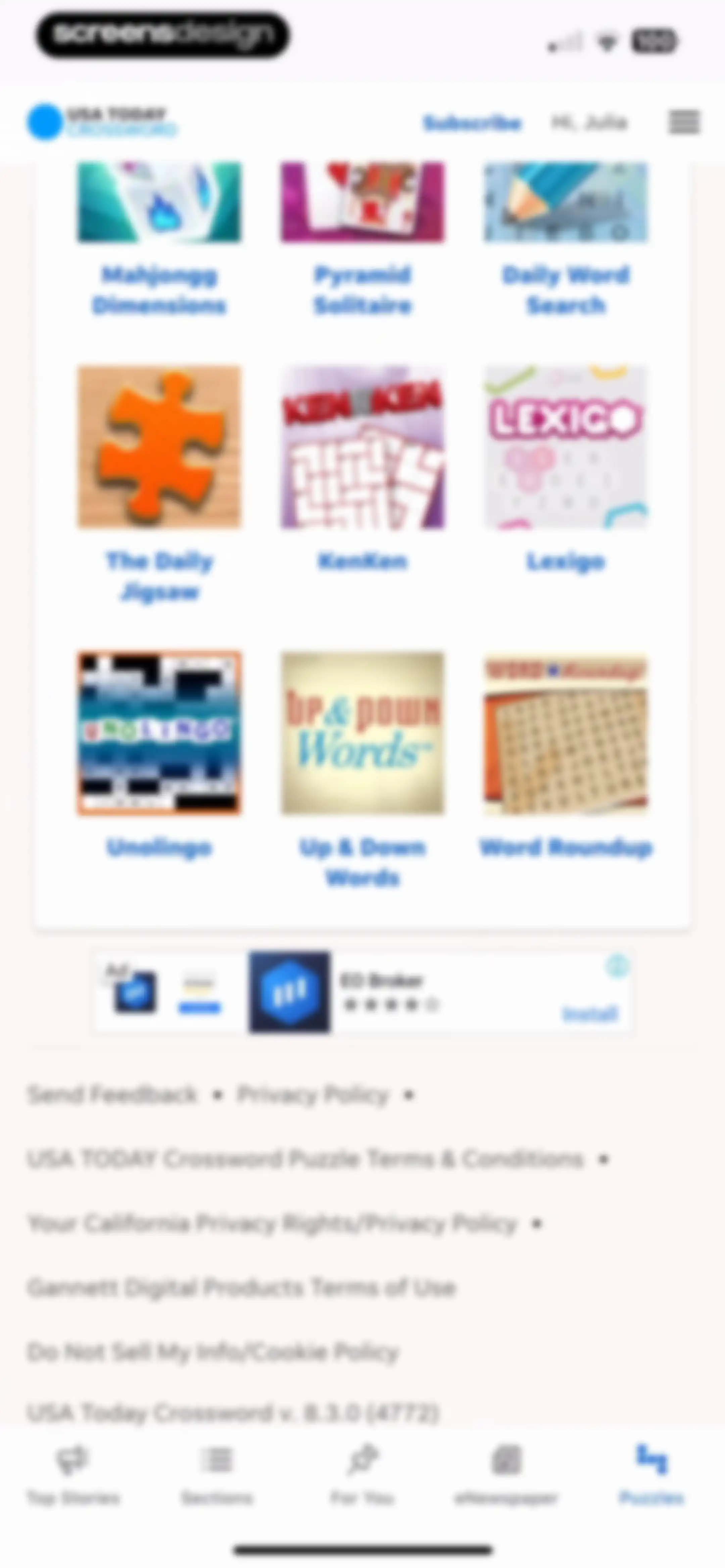 USA TODAY: US & Breaking News screen 89