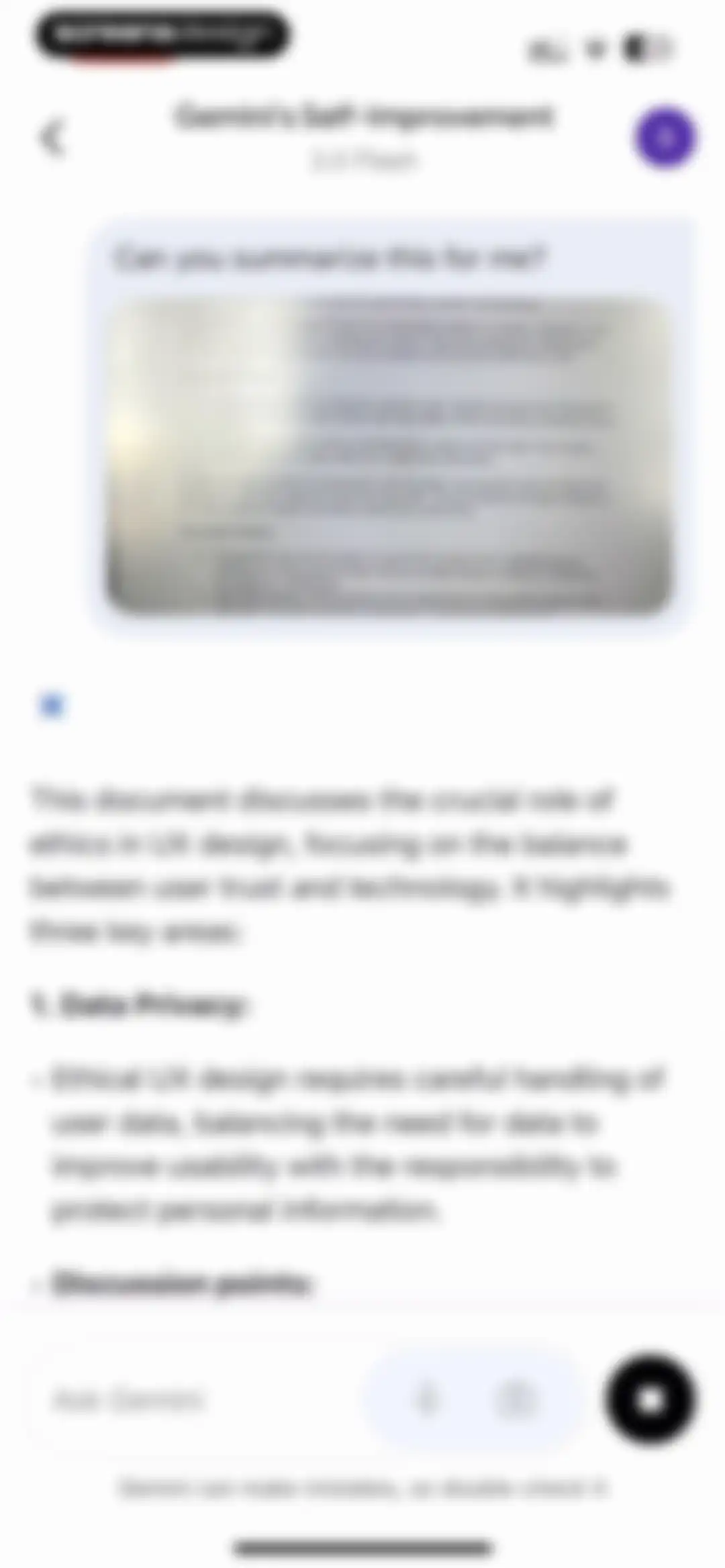 Google Gemini screen 38