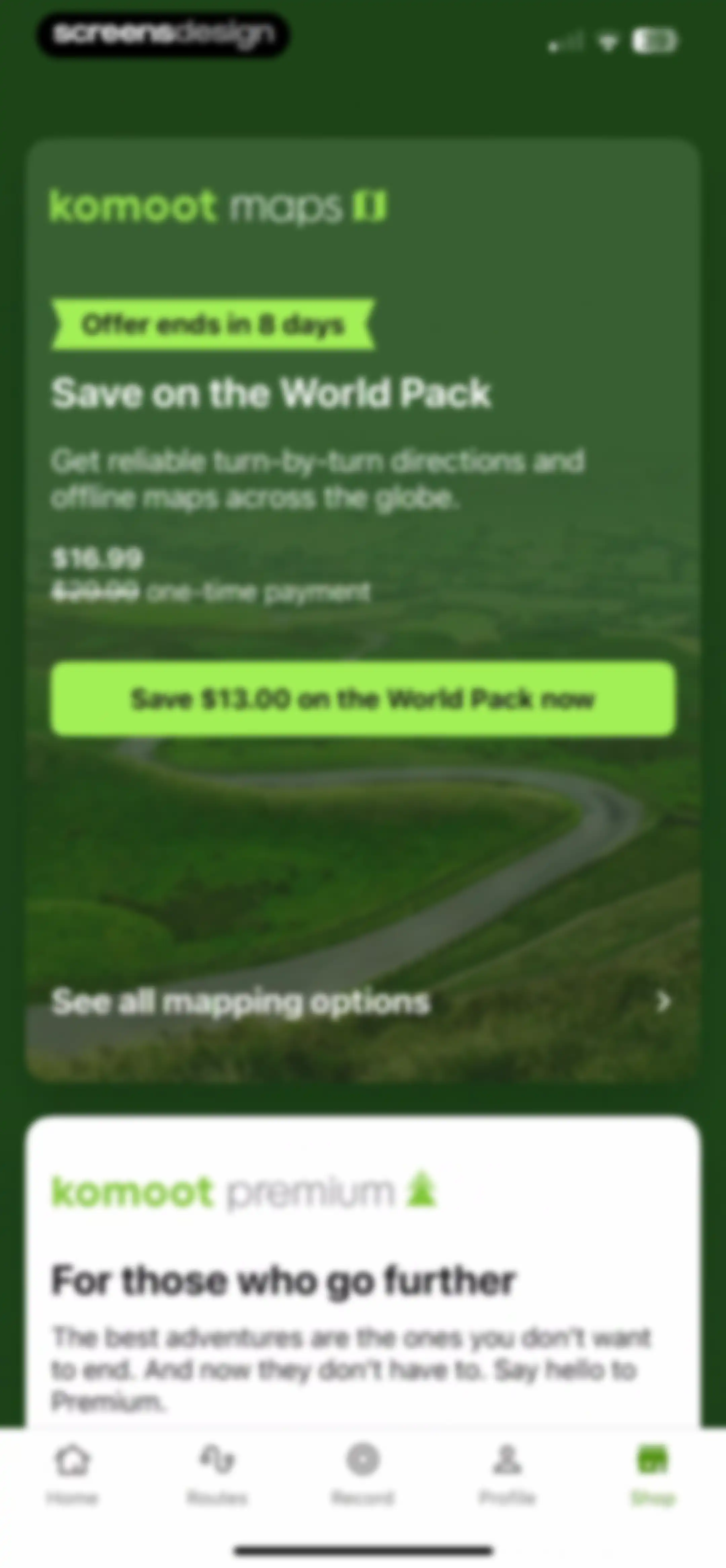 komoot - hike, bike & run screen 20