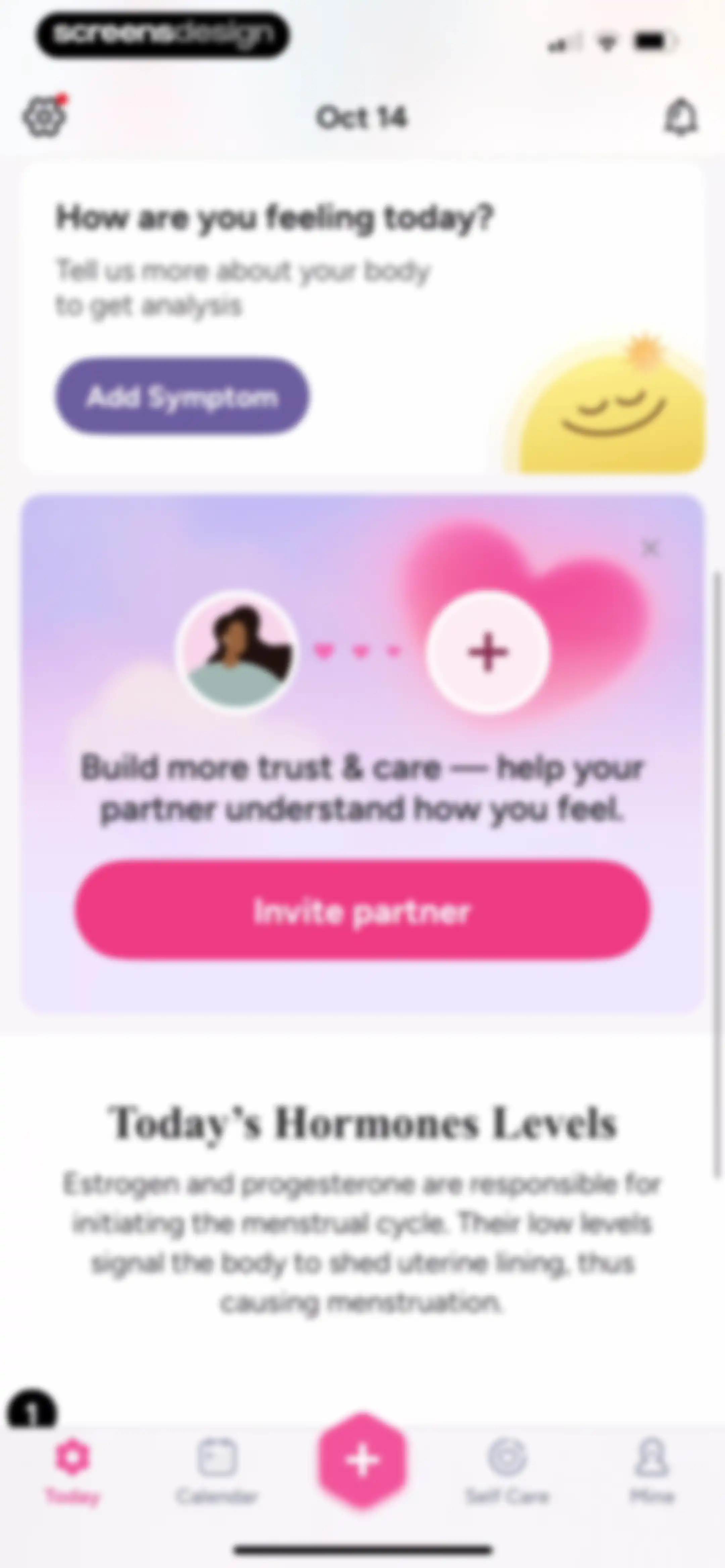 Period Tracker Period Calendar screen 93