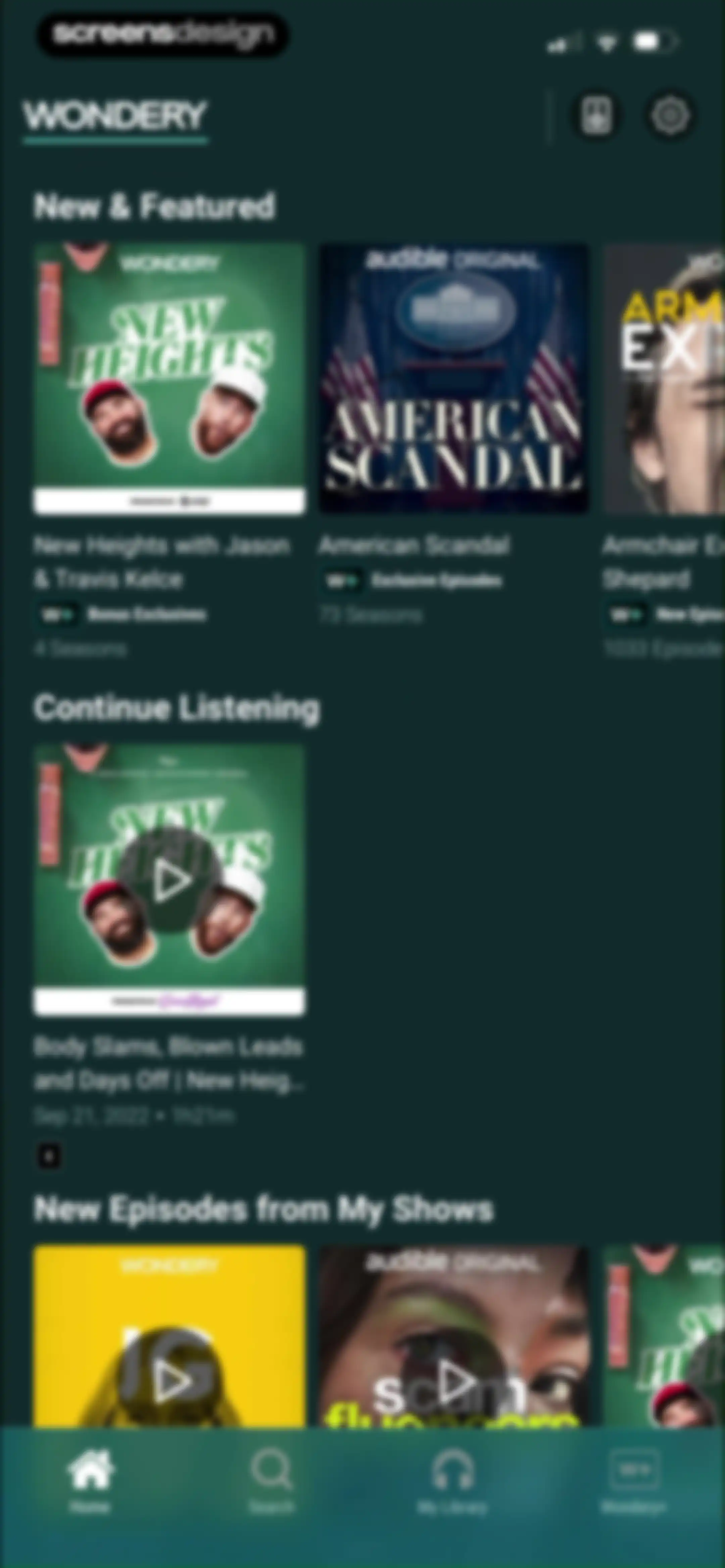 Wondery: Must-Hear Podcasts screen 29