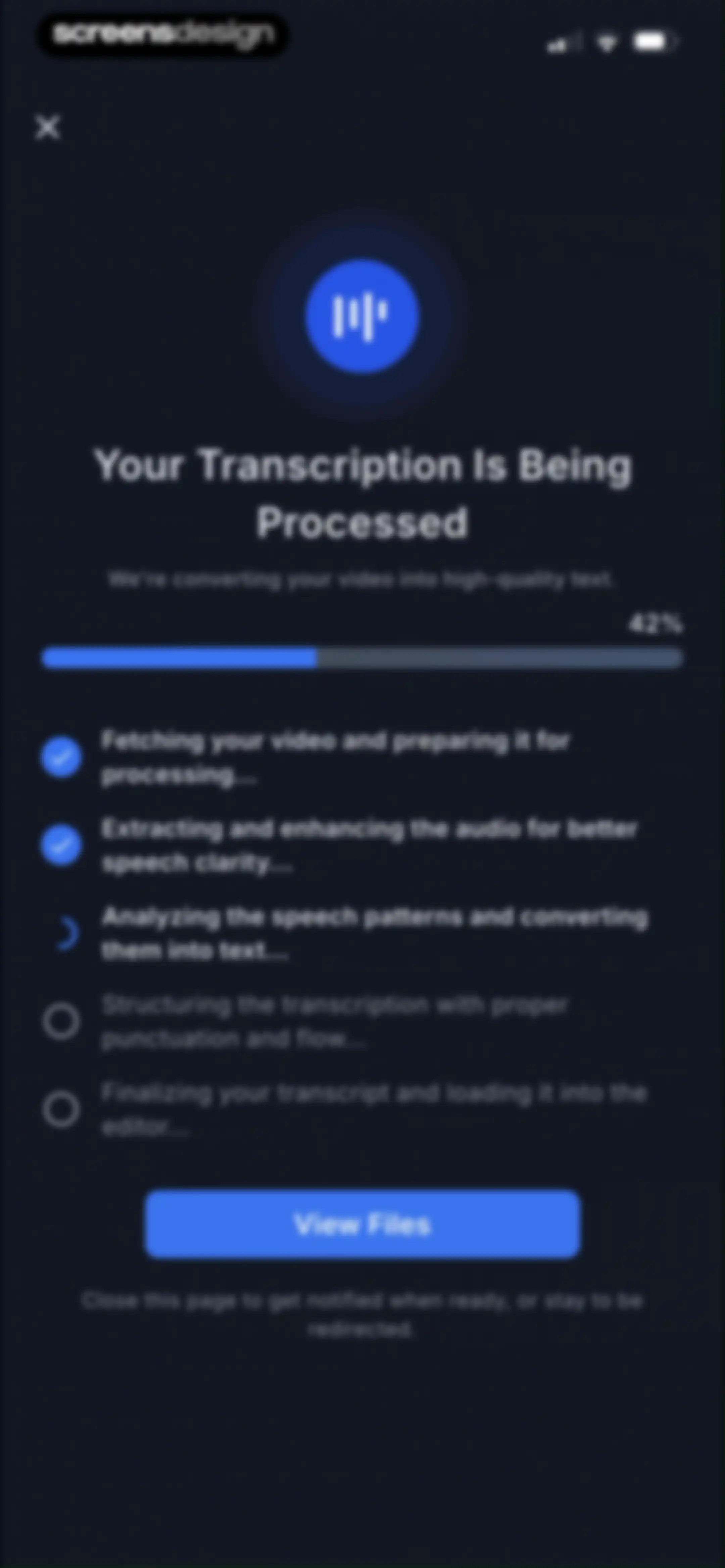 Transkriptor - Speech to Text screen 75
