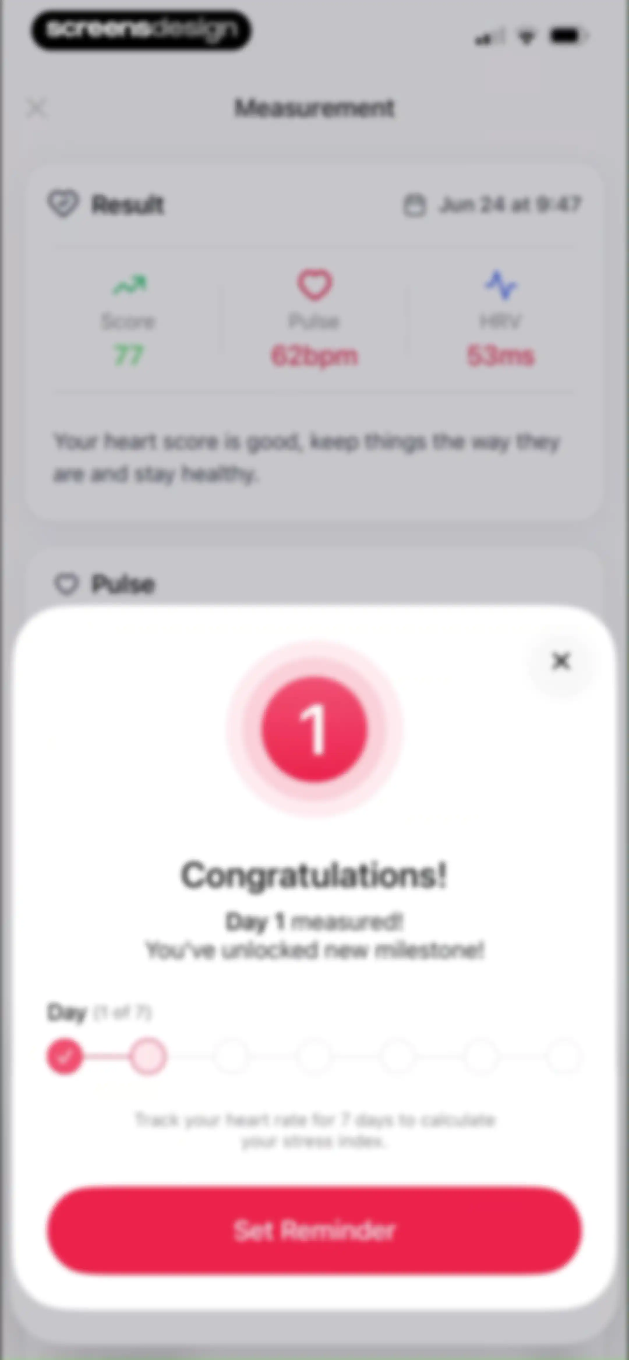 Heart Beat: Heart Rate Monitor screen 20