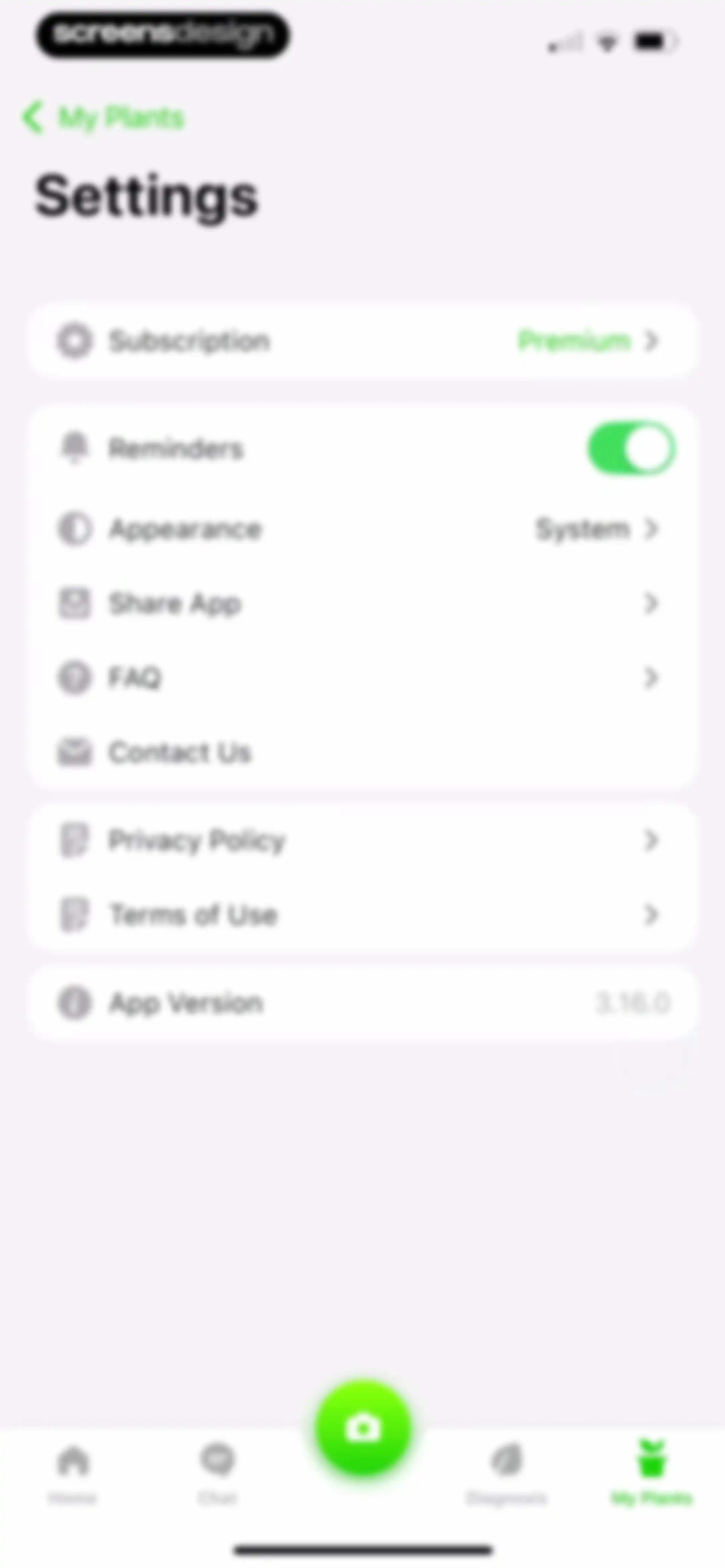 Plant Identifier & Care App screen 147