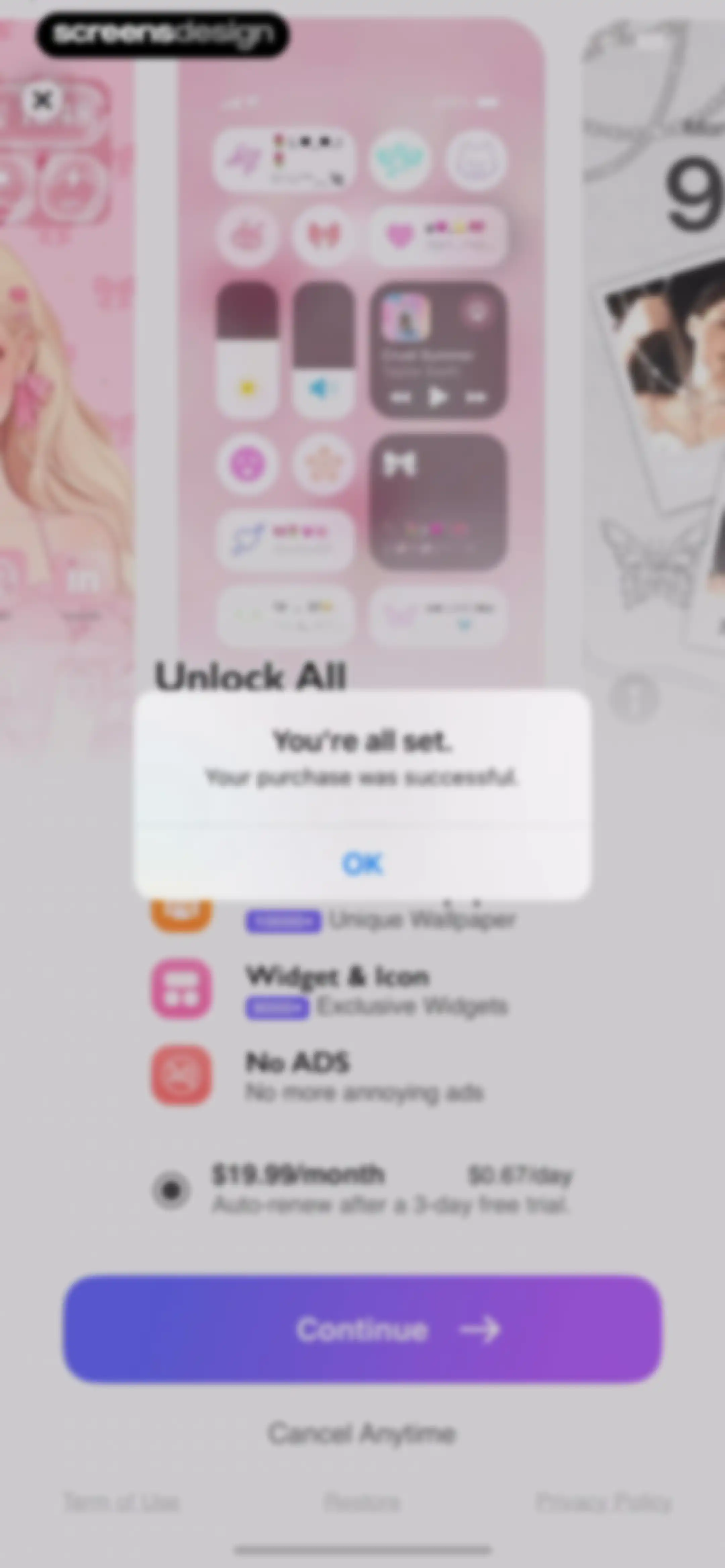 Cool Themes & Fonts: Cute Text screen 8