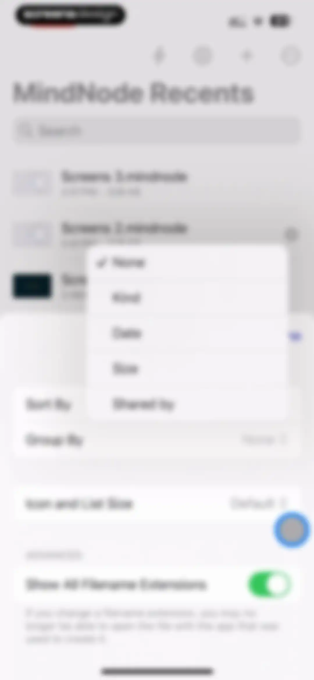 MindNode – Classic screen 96