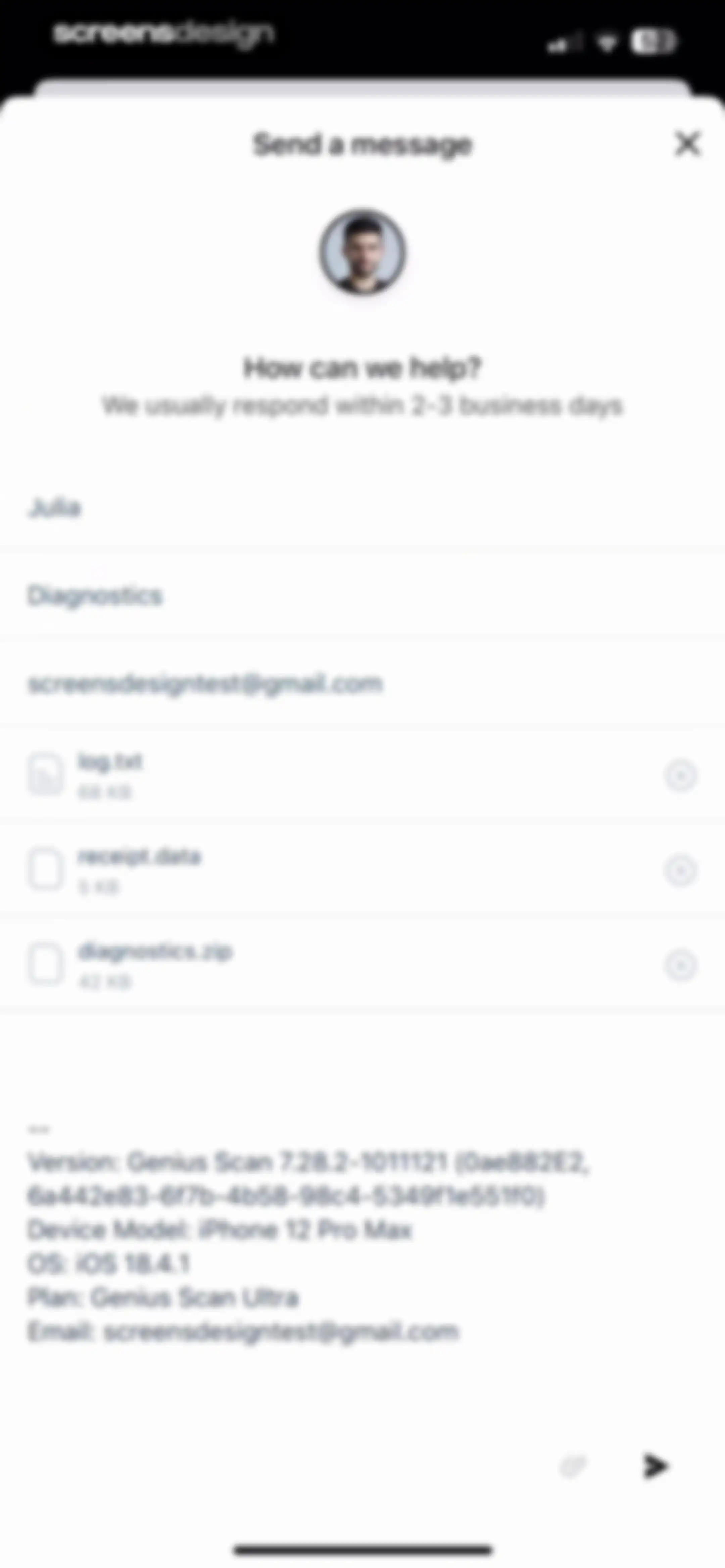 Scanner App: Genius Scan screen 83