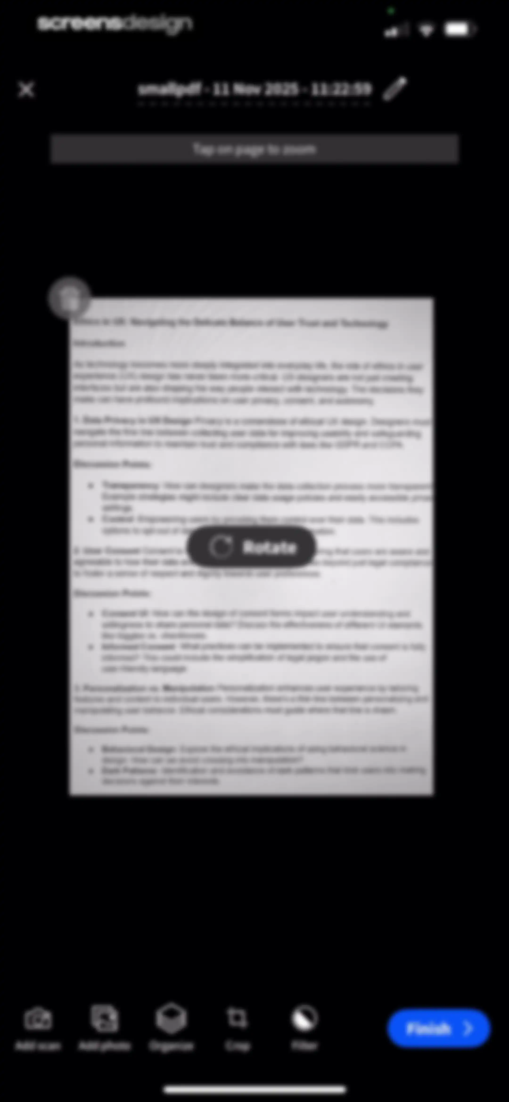 Smallpdf: Scanner & PDF Editor screen 11