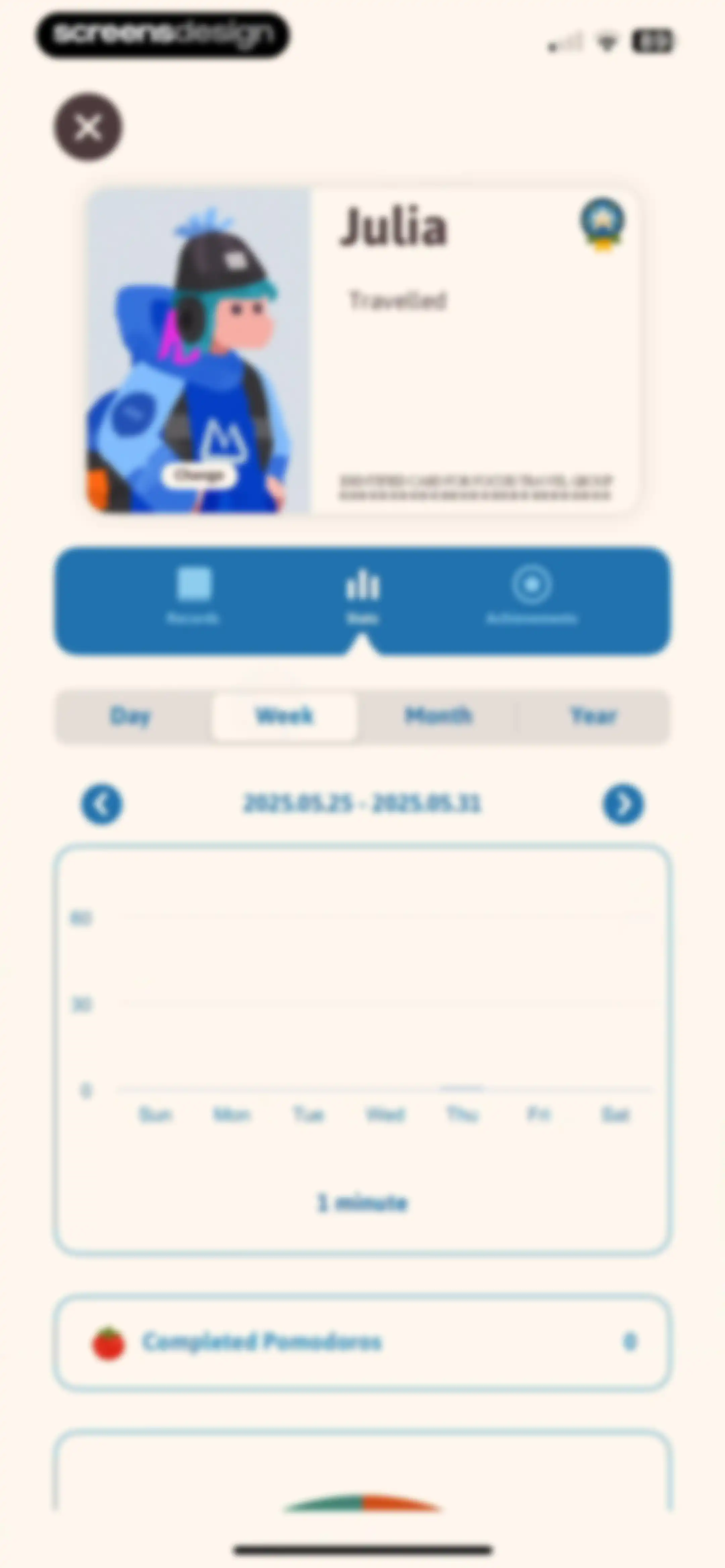 Focus Traveller - Flow Timer screen 69