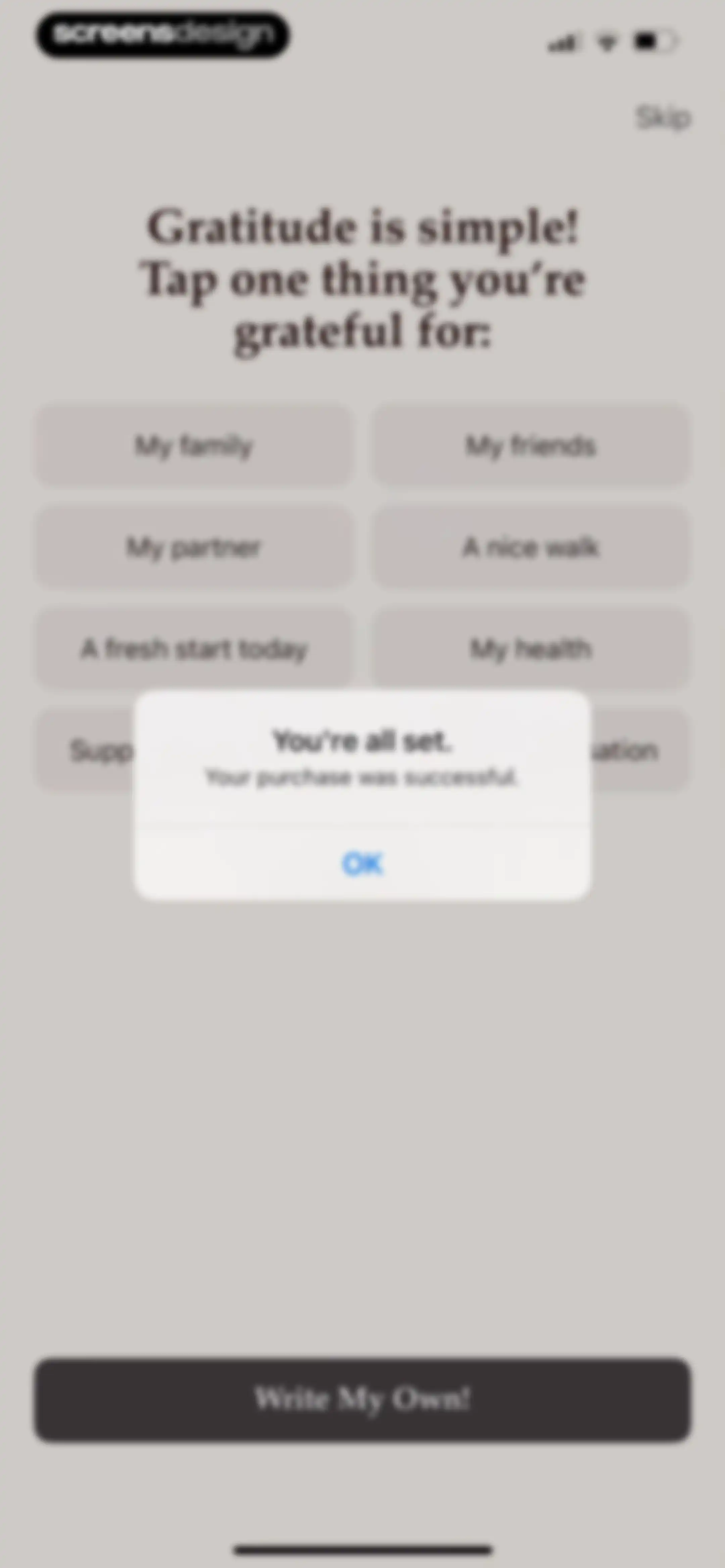 Gratitude Plus – Journal screen 36