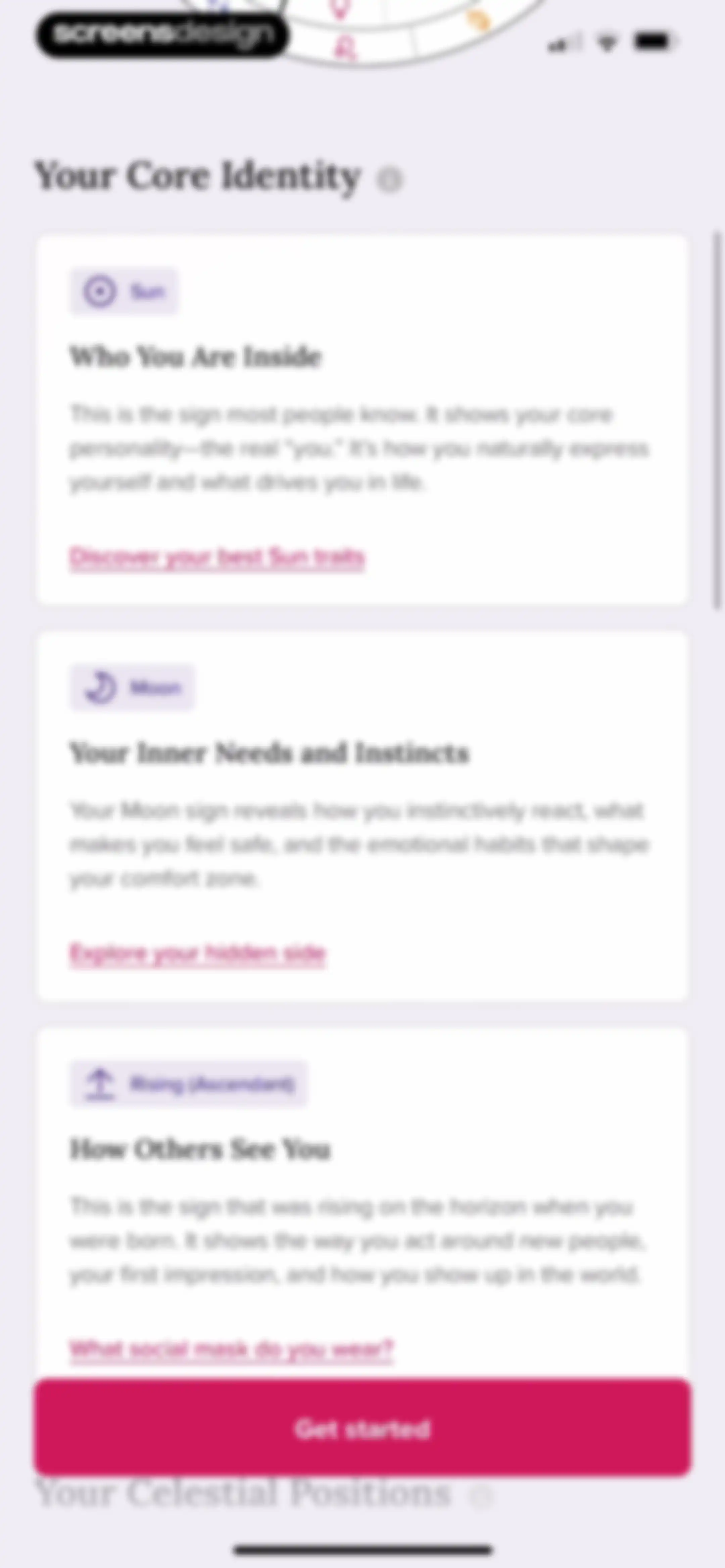 FORCETELLER: Daily Horoscope screen 19