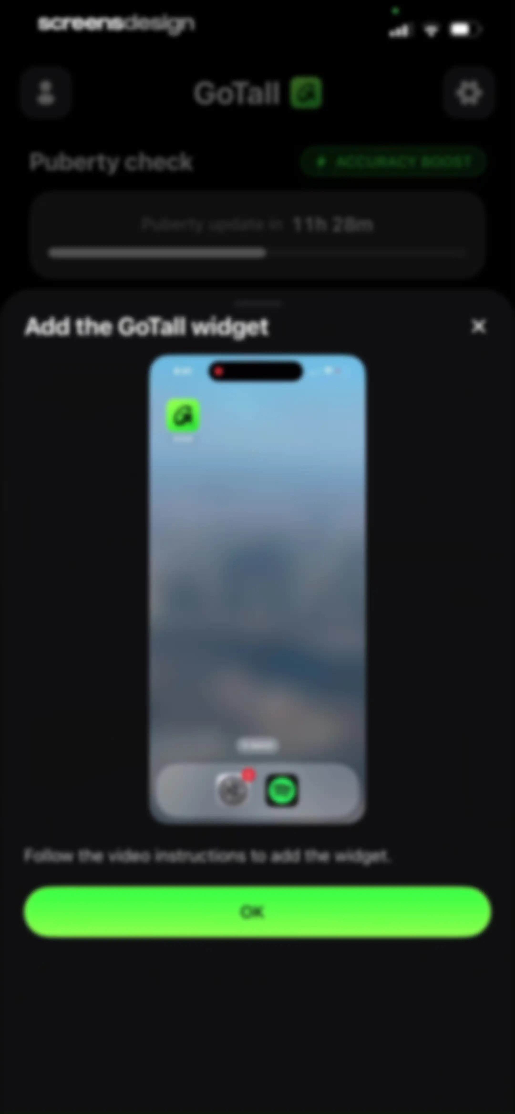 GoTall - Height Predictor screen 125