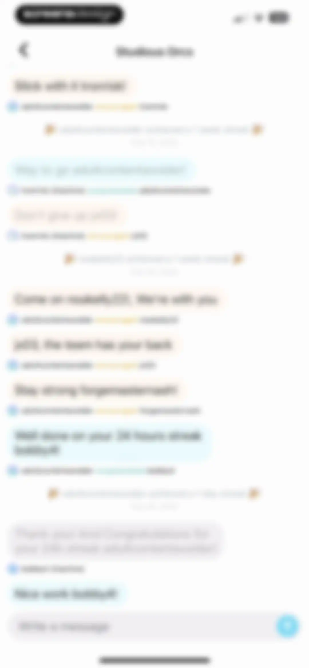 Brainbuddy: Quit PMO screen 181