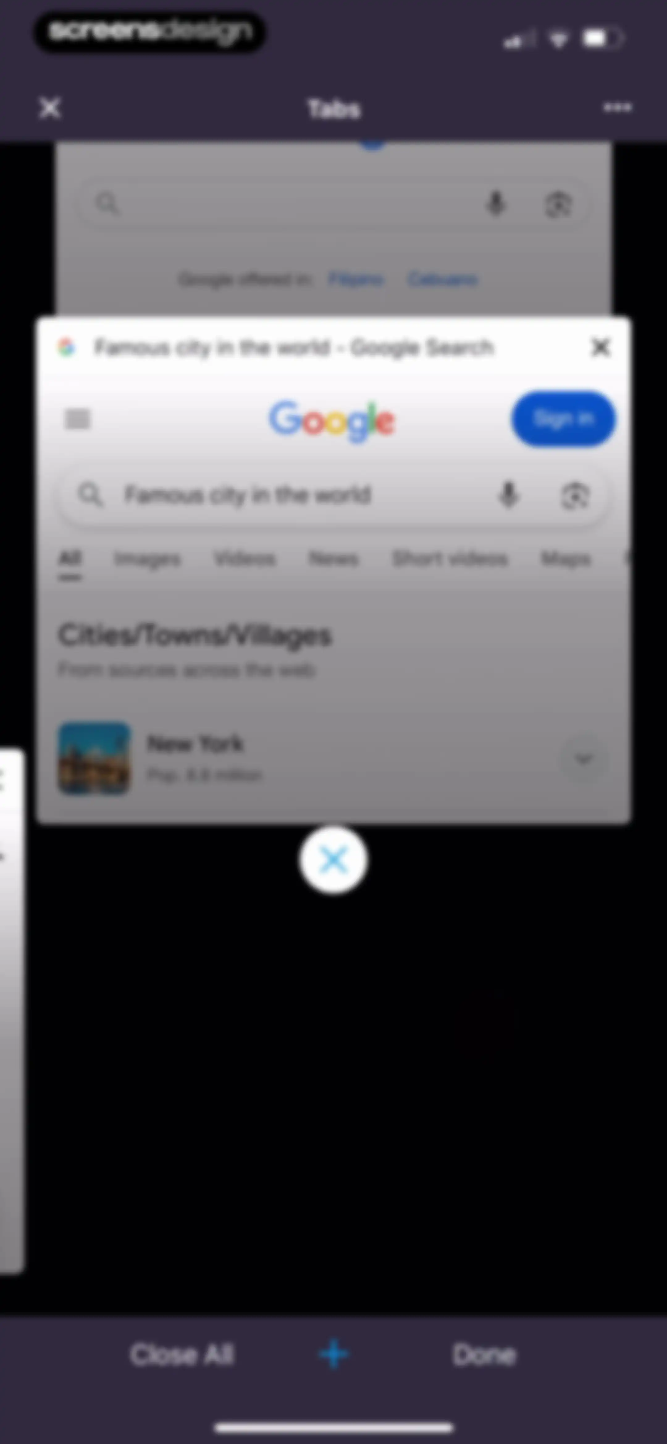 Opera: AI browser with VPN screen 93