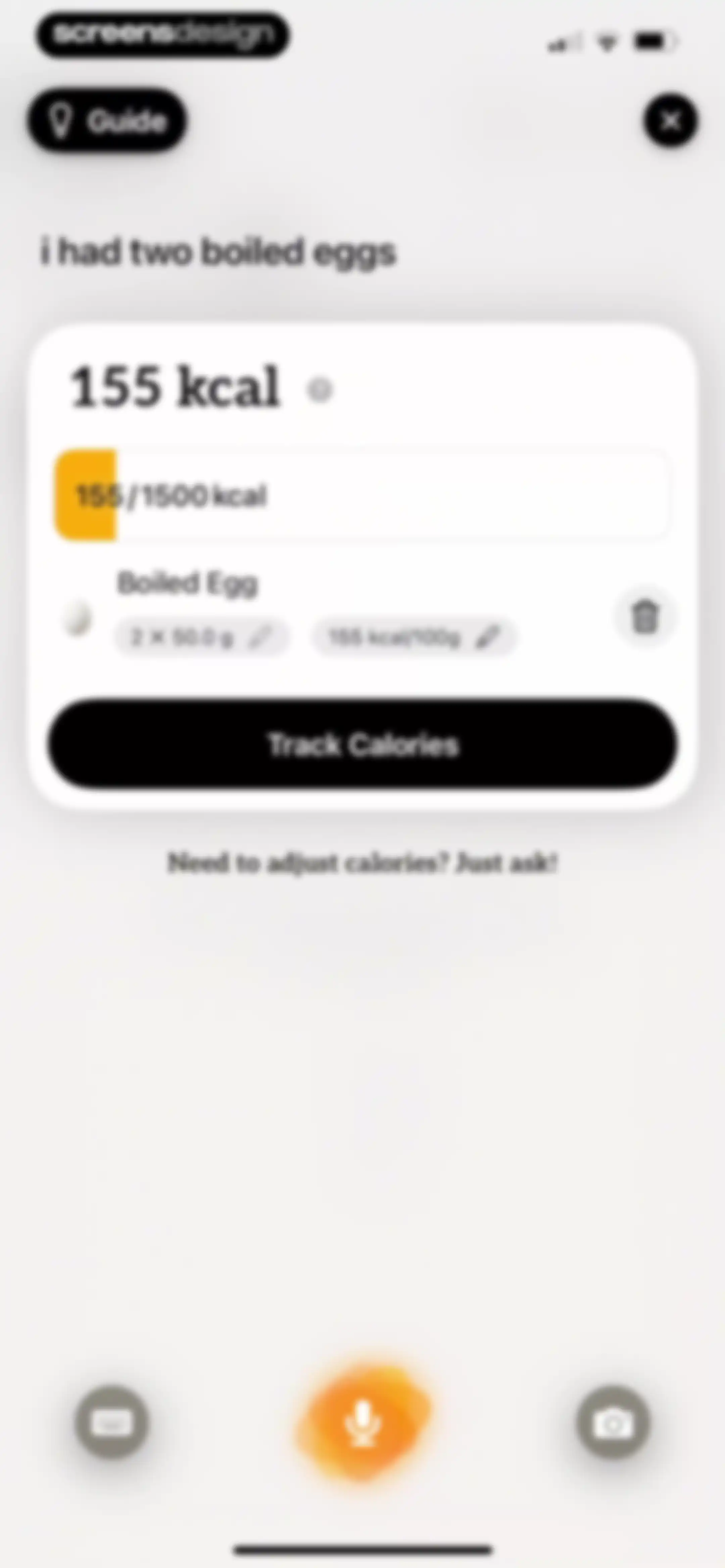 CalBot: AI Calorie Tracker screen 29