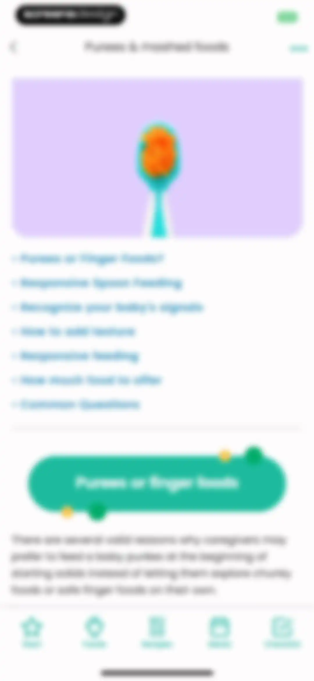 BLW Meals: Starting Solids screen 7
