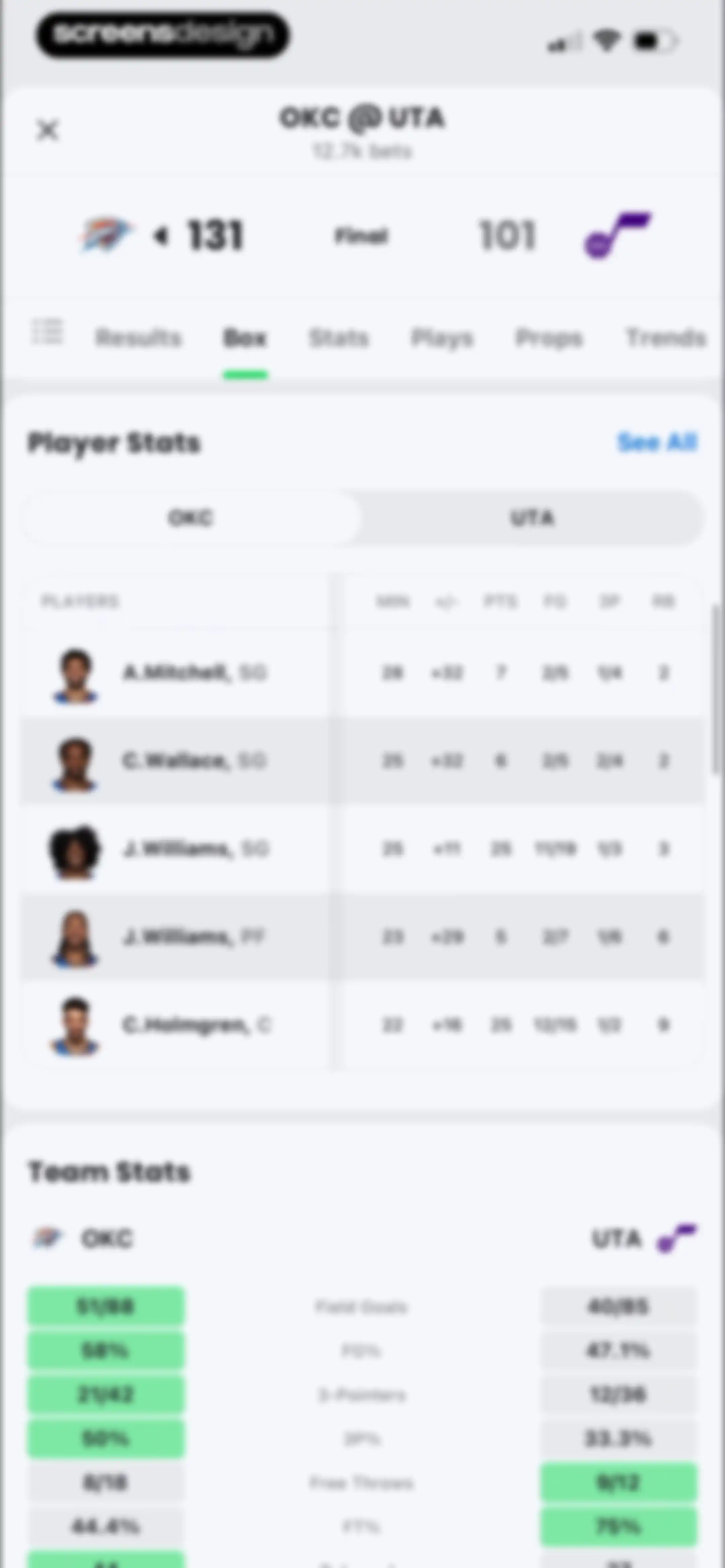 Action Network: Sports Betting screen 113