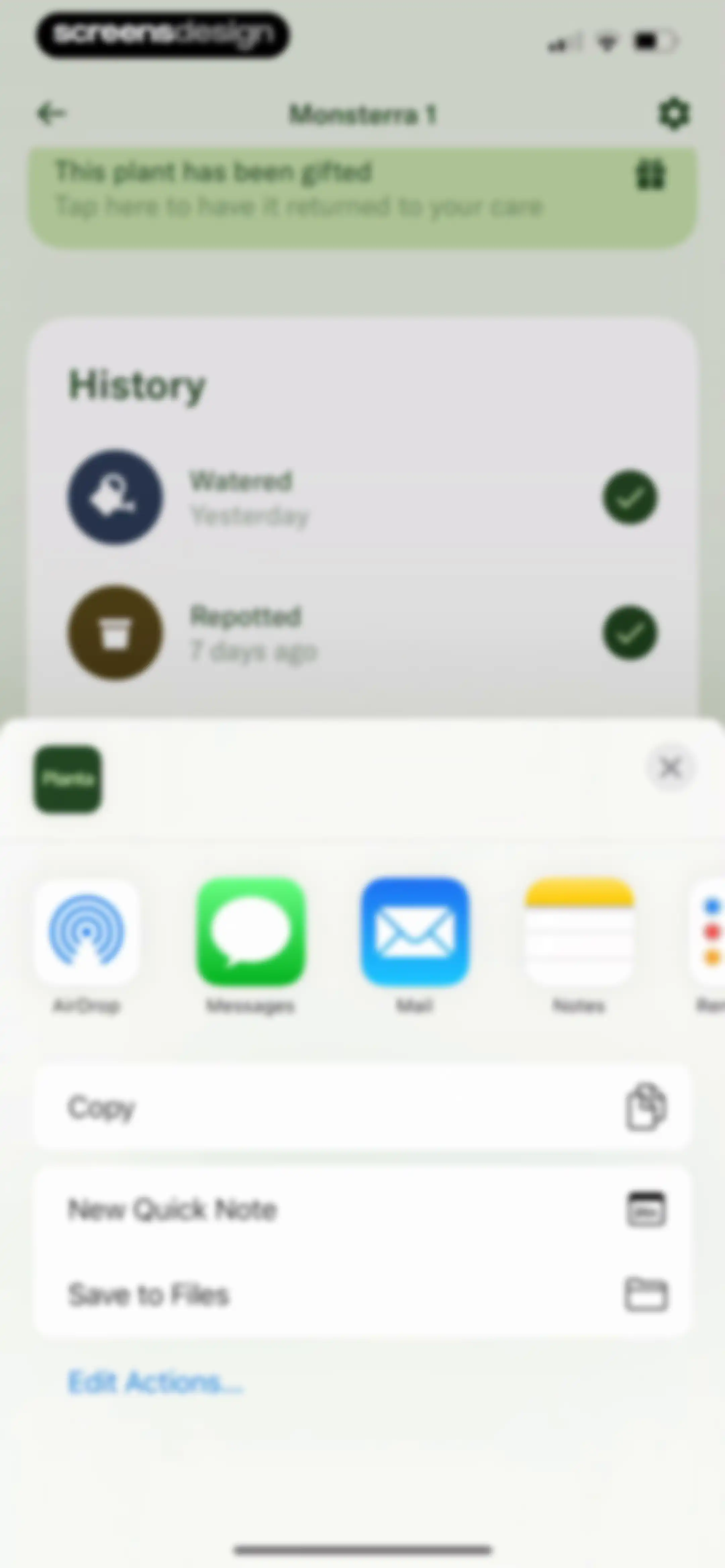 Planta: Plant & Garden Care screen 224