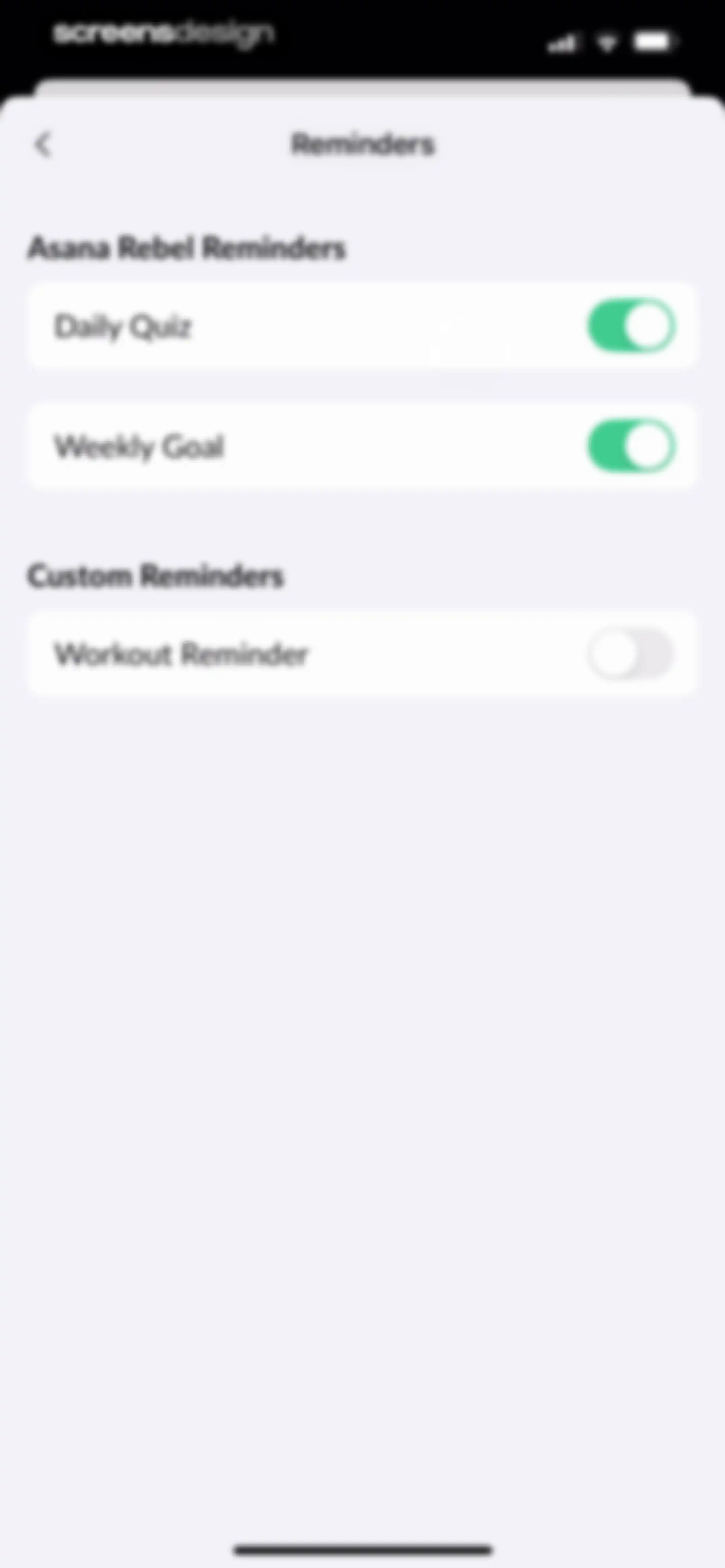 Asana Rebel: Get in Shape screen 108
