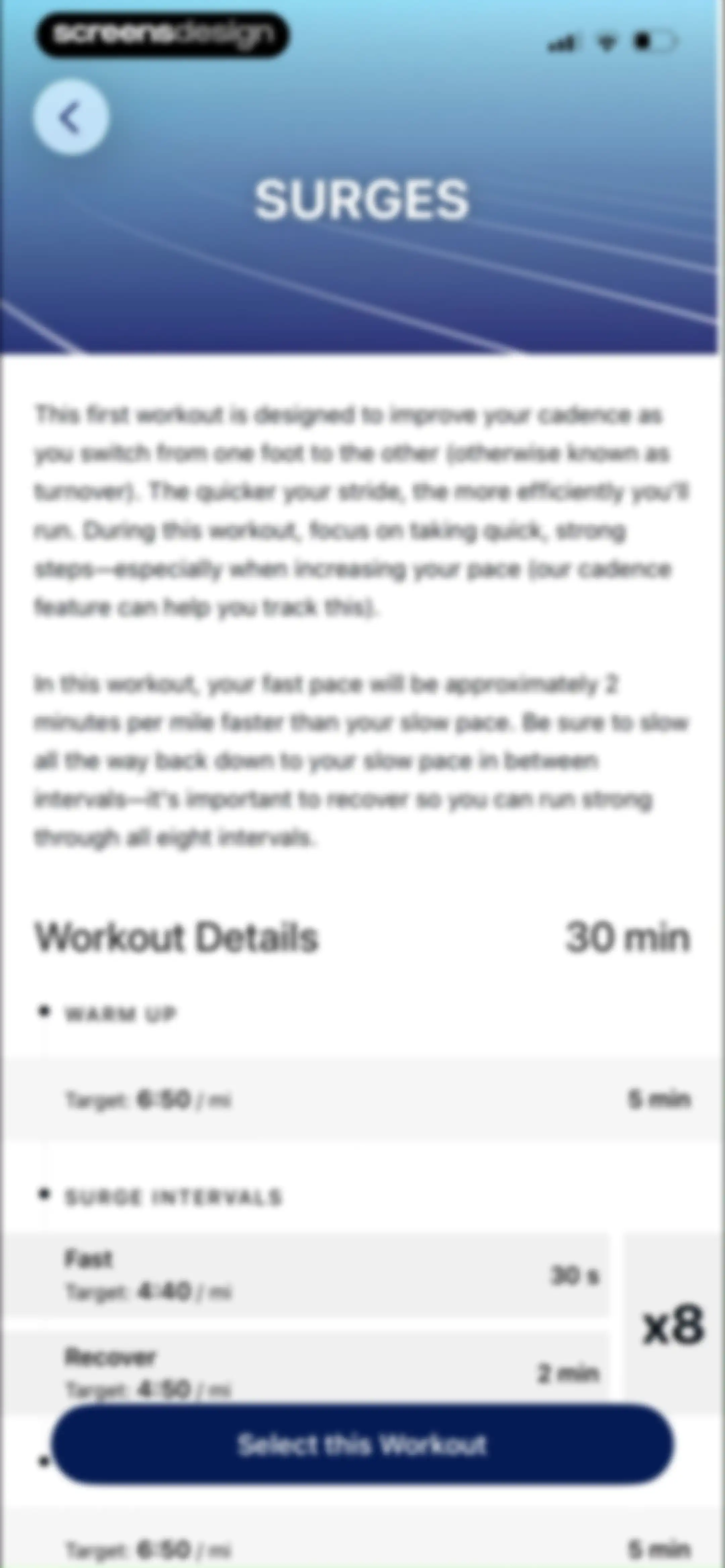 ASICS Runkeeper—Run Tracker screen 204