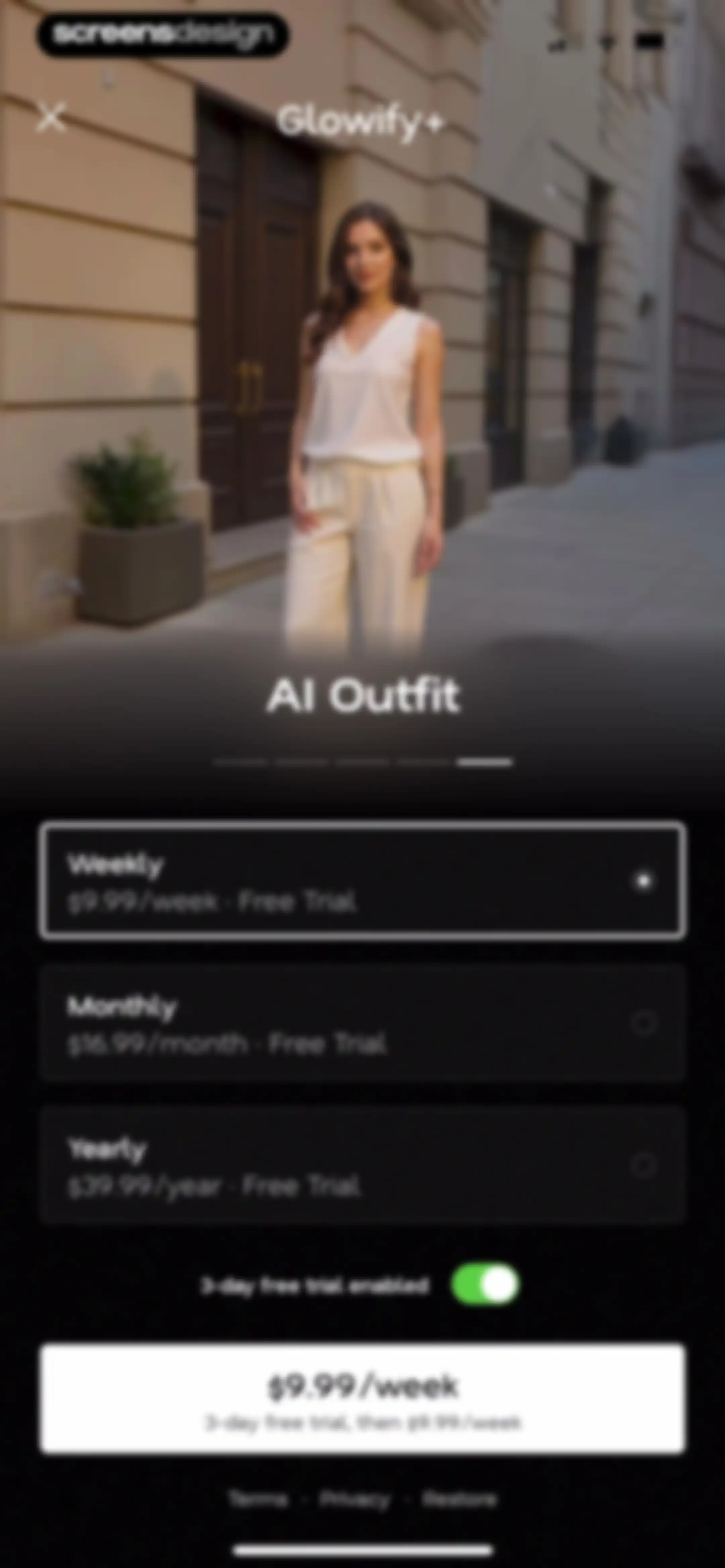 Glowify - AI Hairstyle Try On screen 68