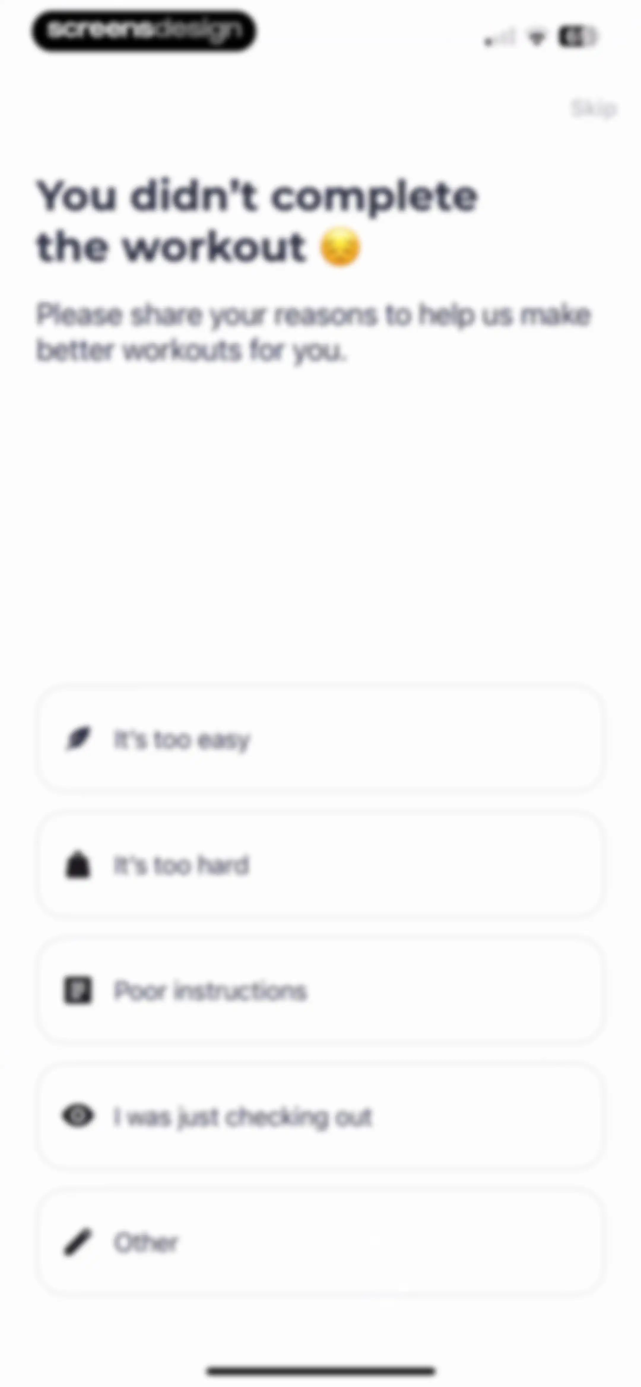 FitMe - Lazy Workout at Home screen 77