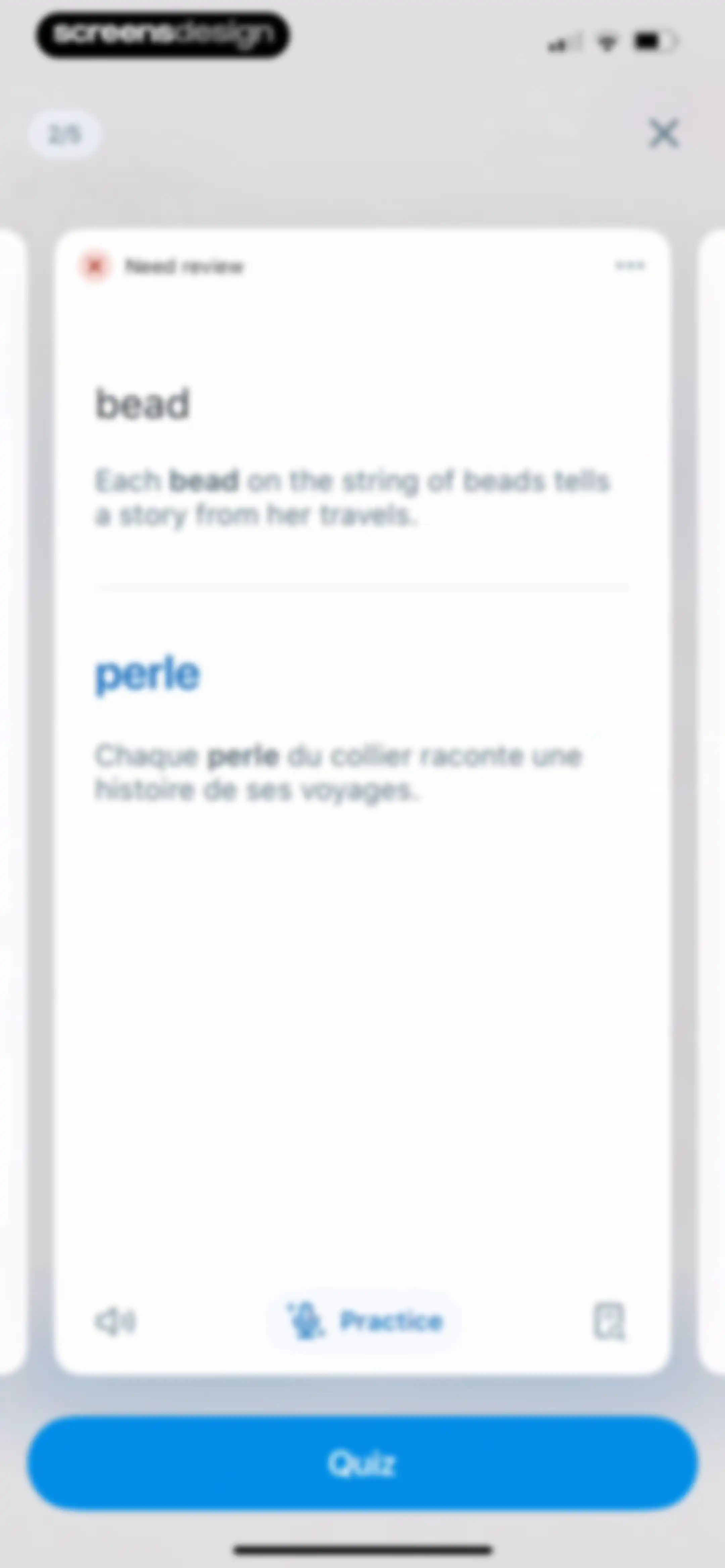 Reverso translate and learn screen 75