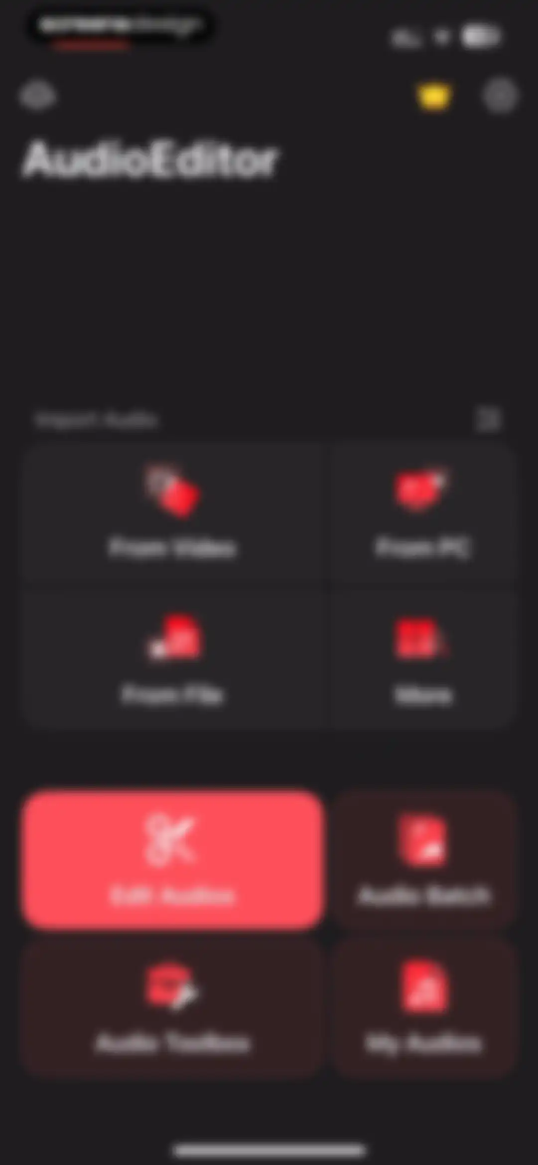 Audio Editor - Music editor screen 7