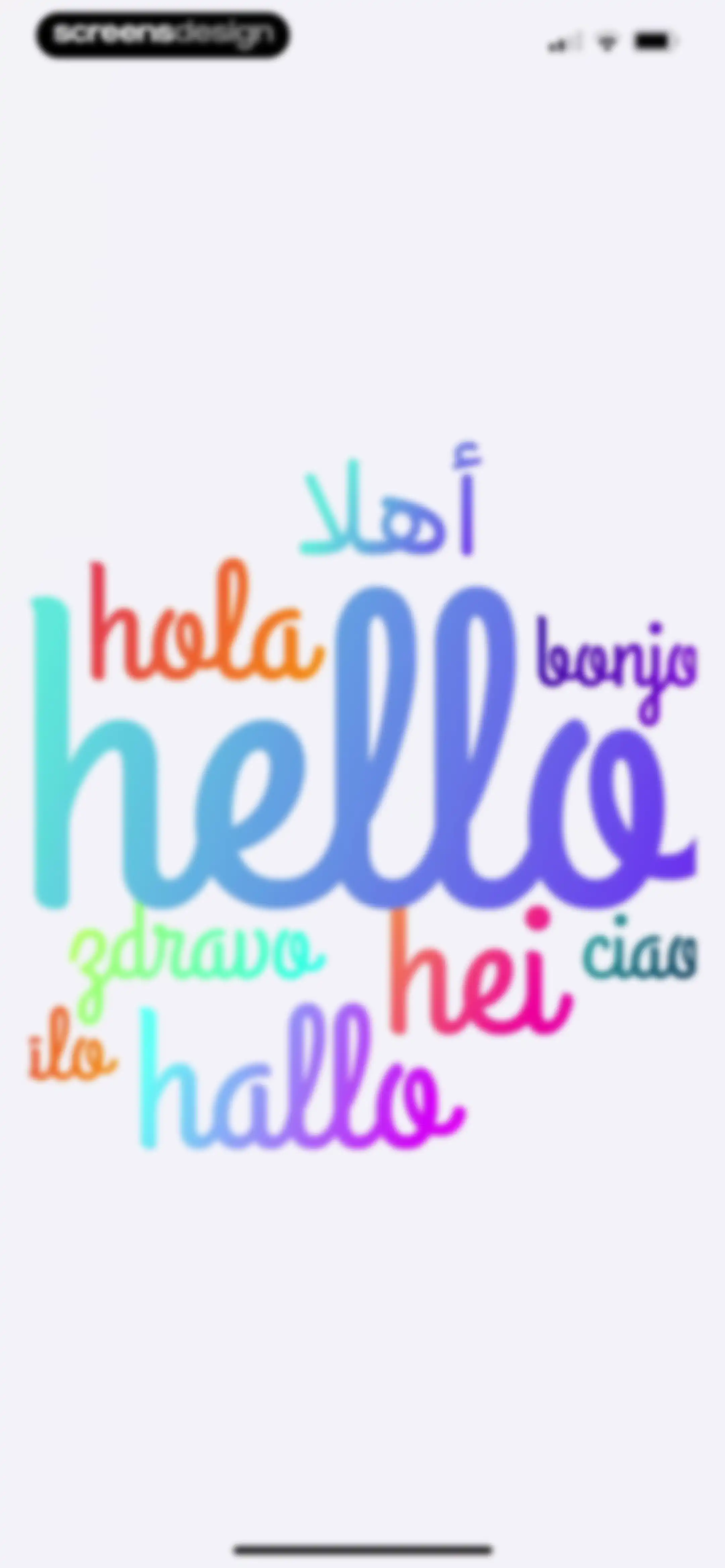 iTranslate Translator screen 1