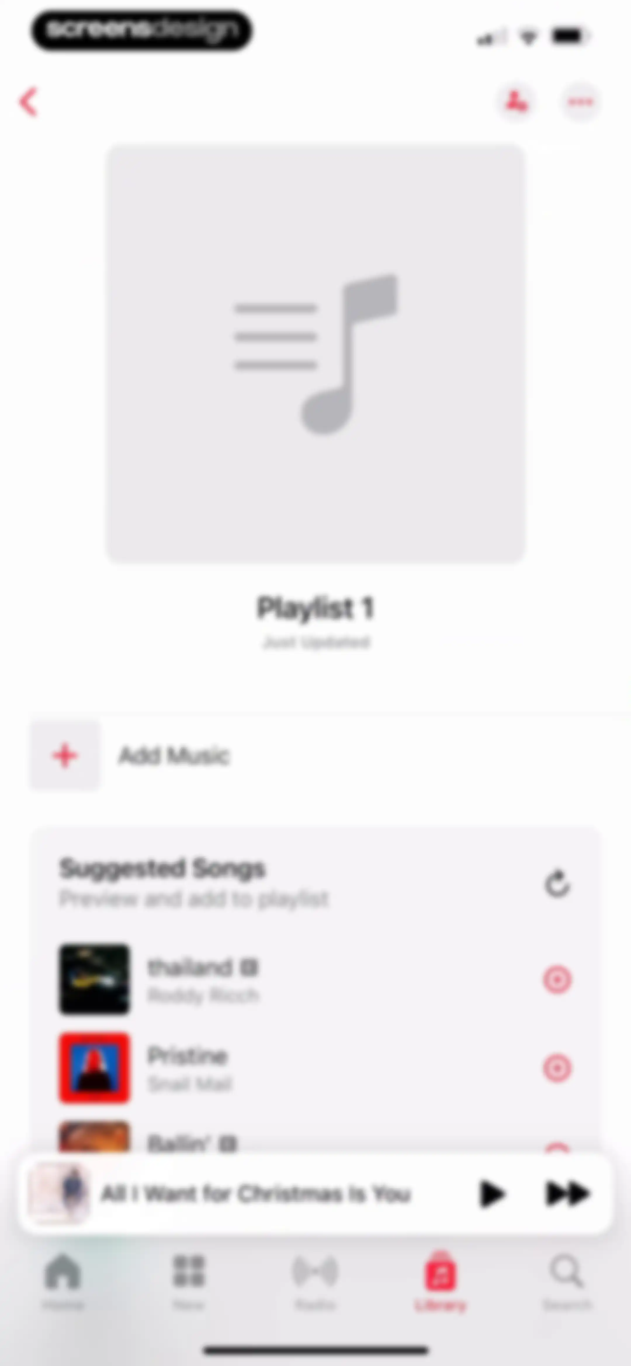 Apple Music screen 93