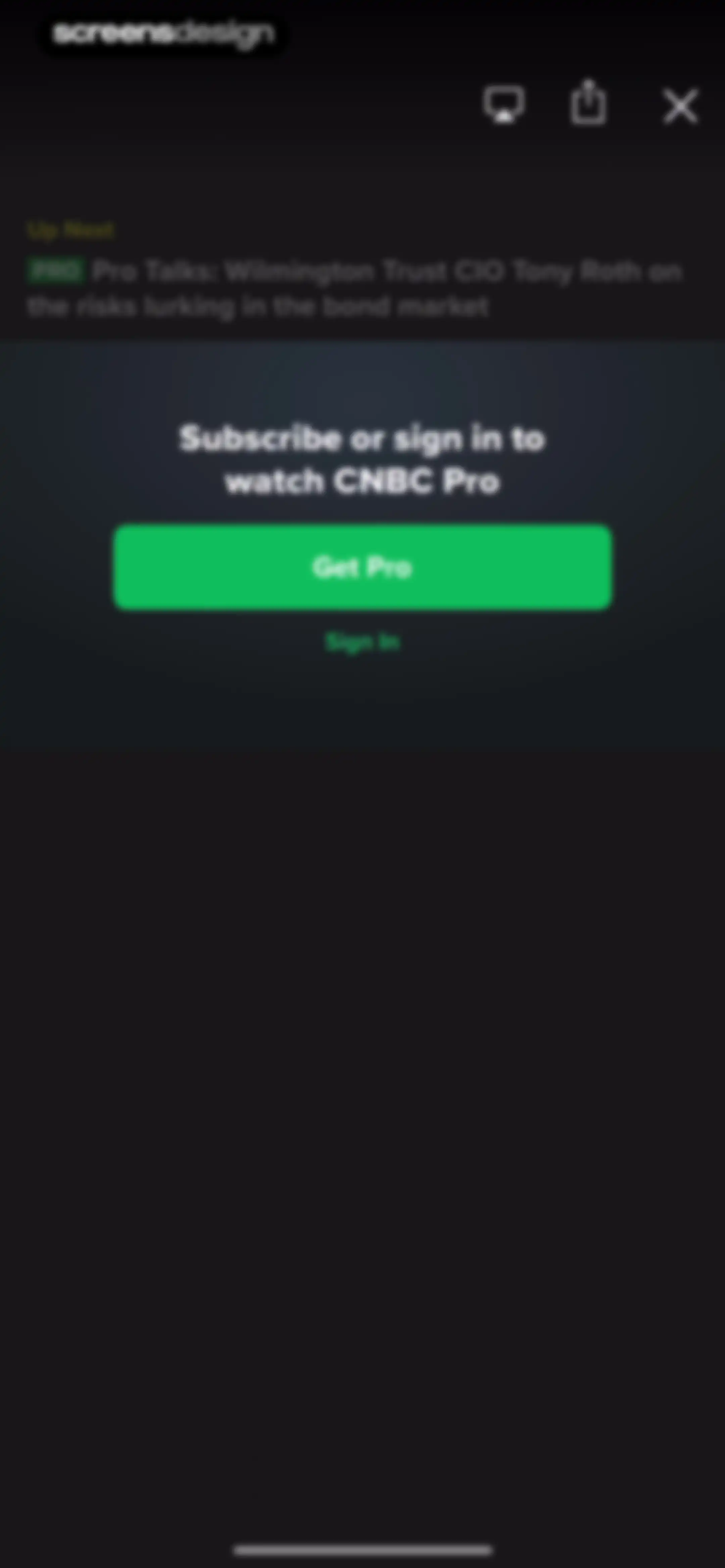CNBC: Stock Market & Business screen 33