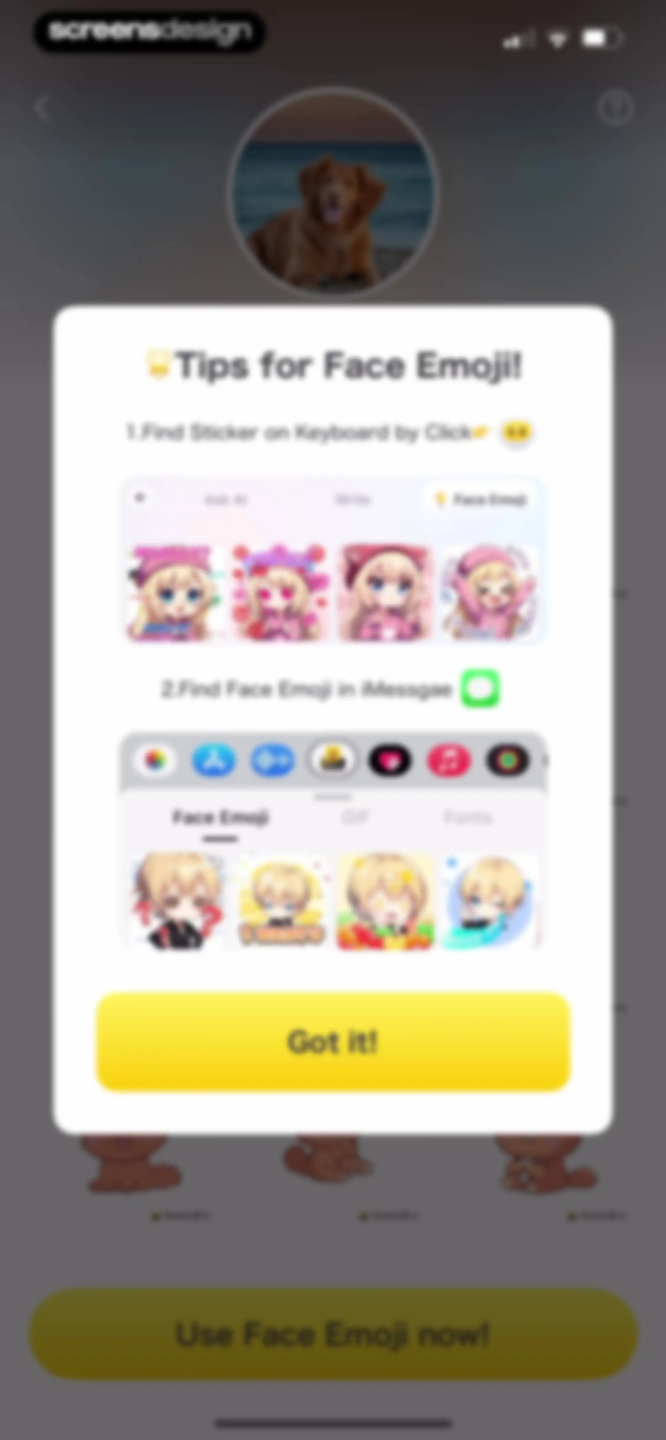 Facemoji AI Emoji Keyboard screen 72